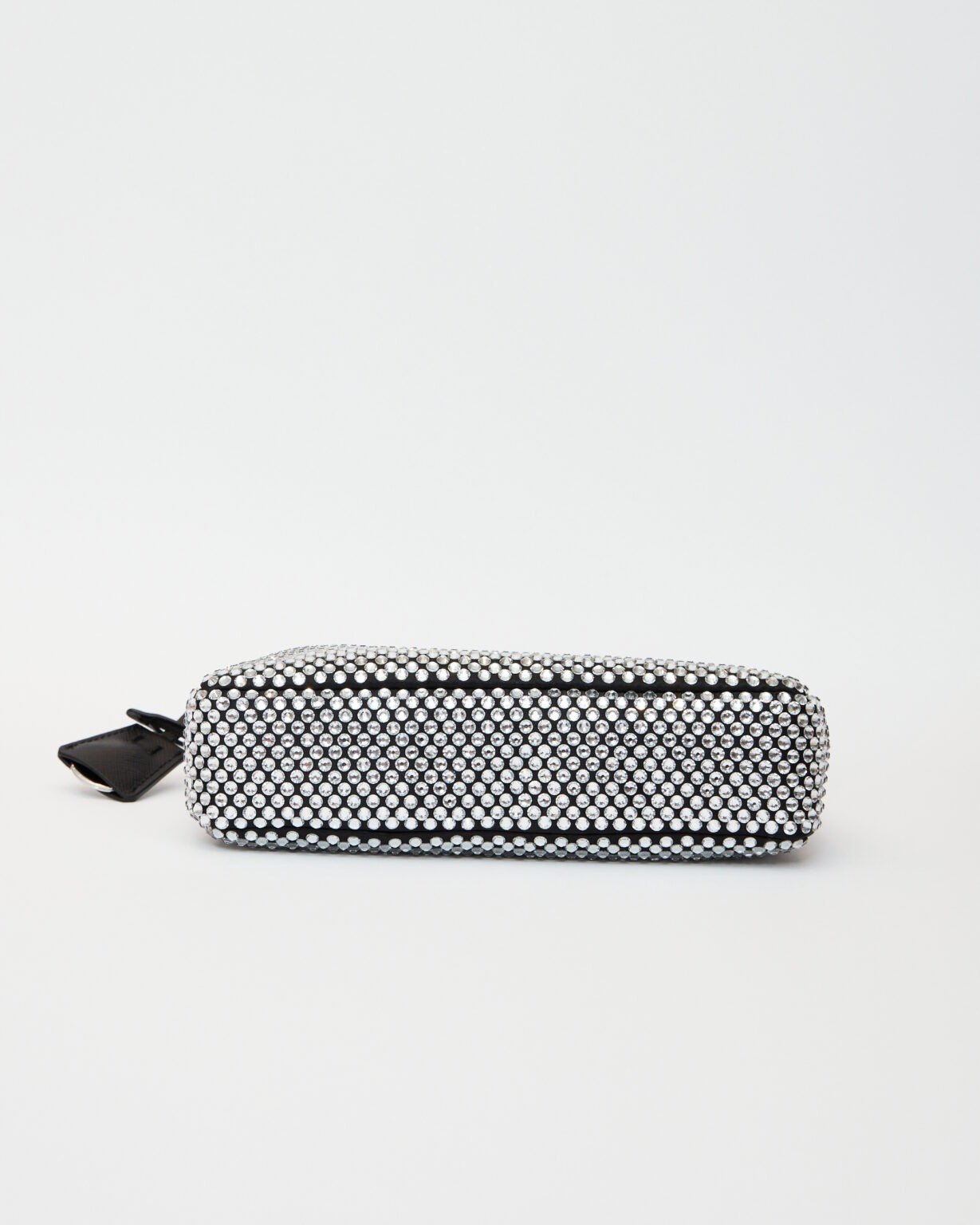 Prada Re-edition 2000 Black Crystal Hobo Bag