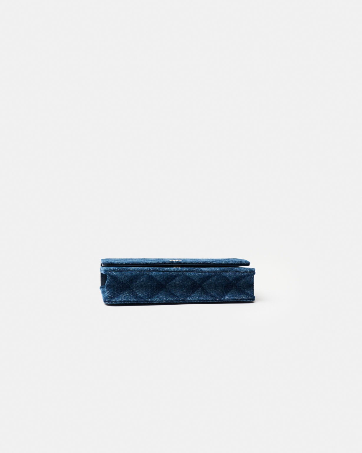 Chanel Classic Wallet On Chain Dark Blue Denim GHW