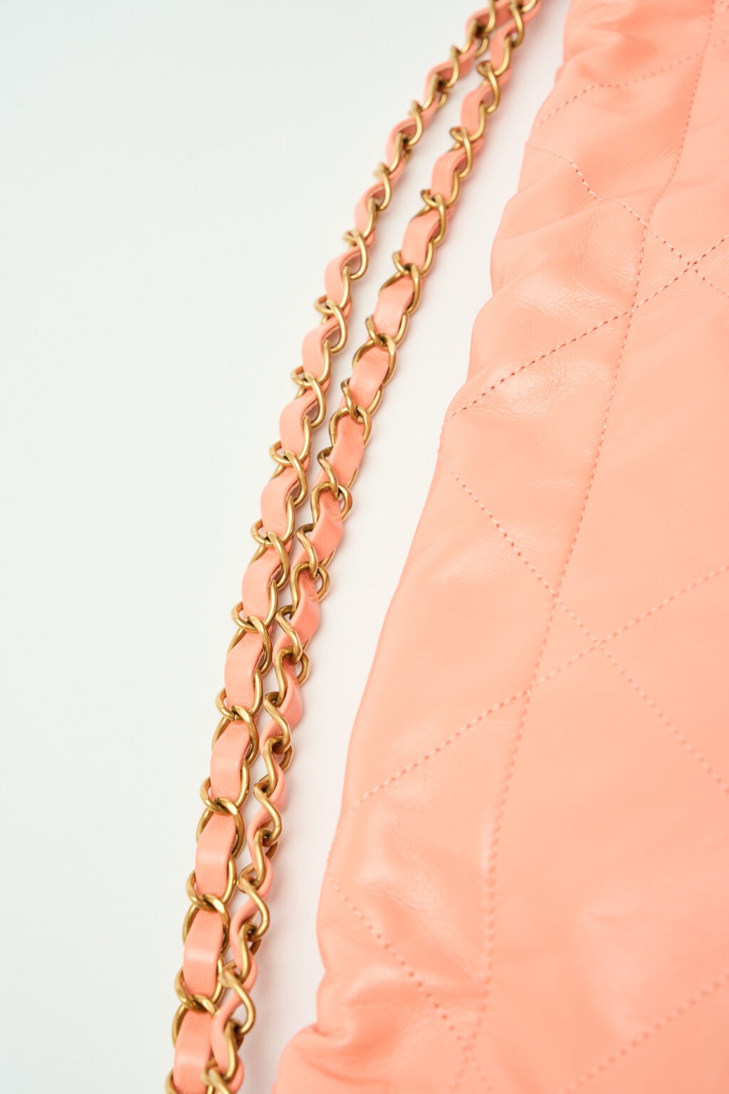 Chanel Chanel 22 Light Orange Lambskin GHW