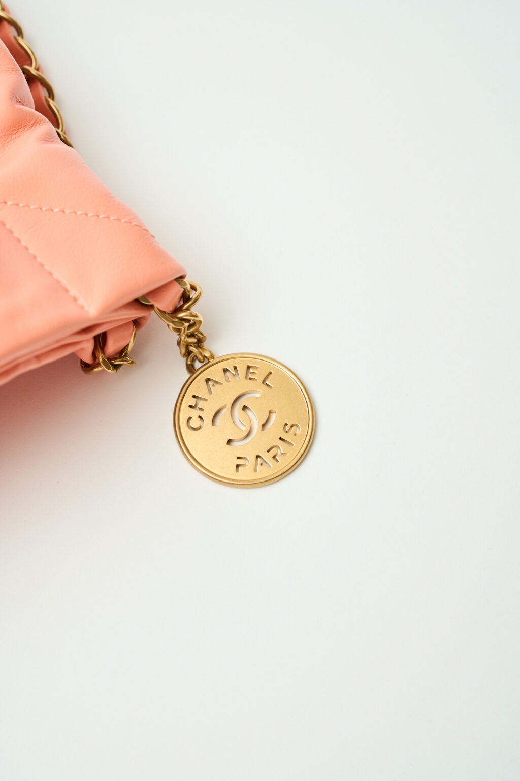 Chanel Chanel 22 Light Orange Lambskin GHW