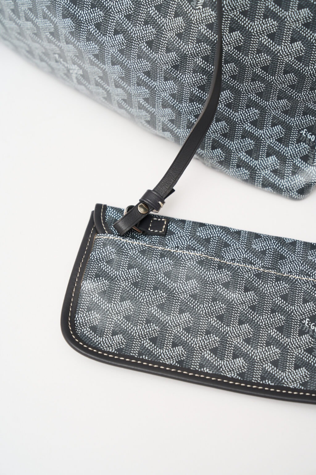 Goyard Saint Louis PM Gray Tote Bag