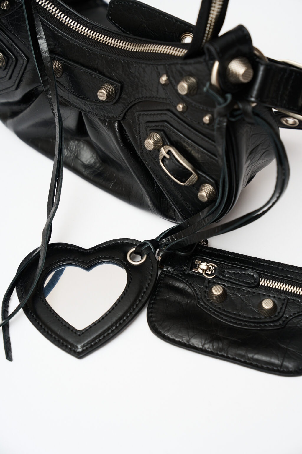 Balenciaga Le Cagole XS Black Leather Bag