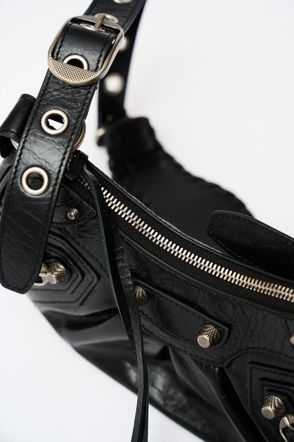 Balenciaga Le Cagole XS Black Leather Bag