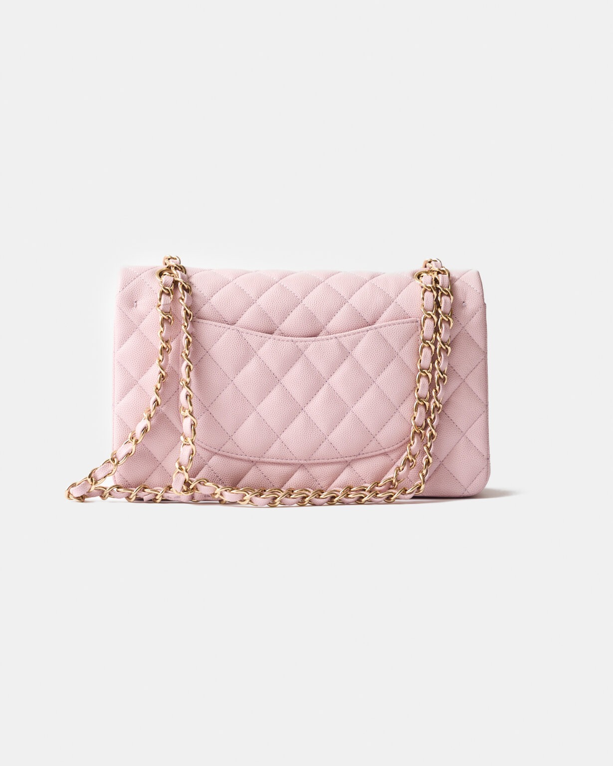 Chanel Classic Double Flap Medium Pink Caviar GHW