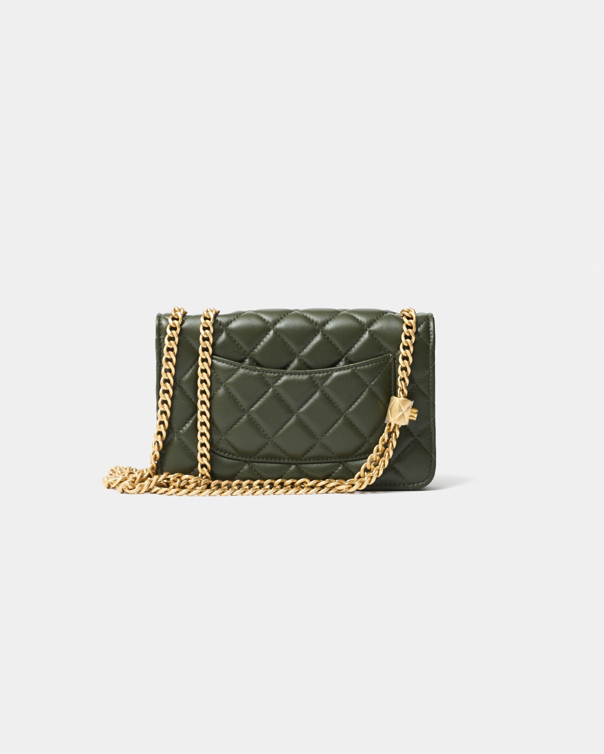 Chanel Wallet on Chain Olive Green Lambskin GHW