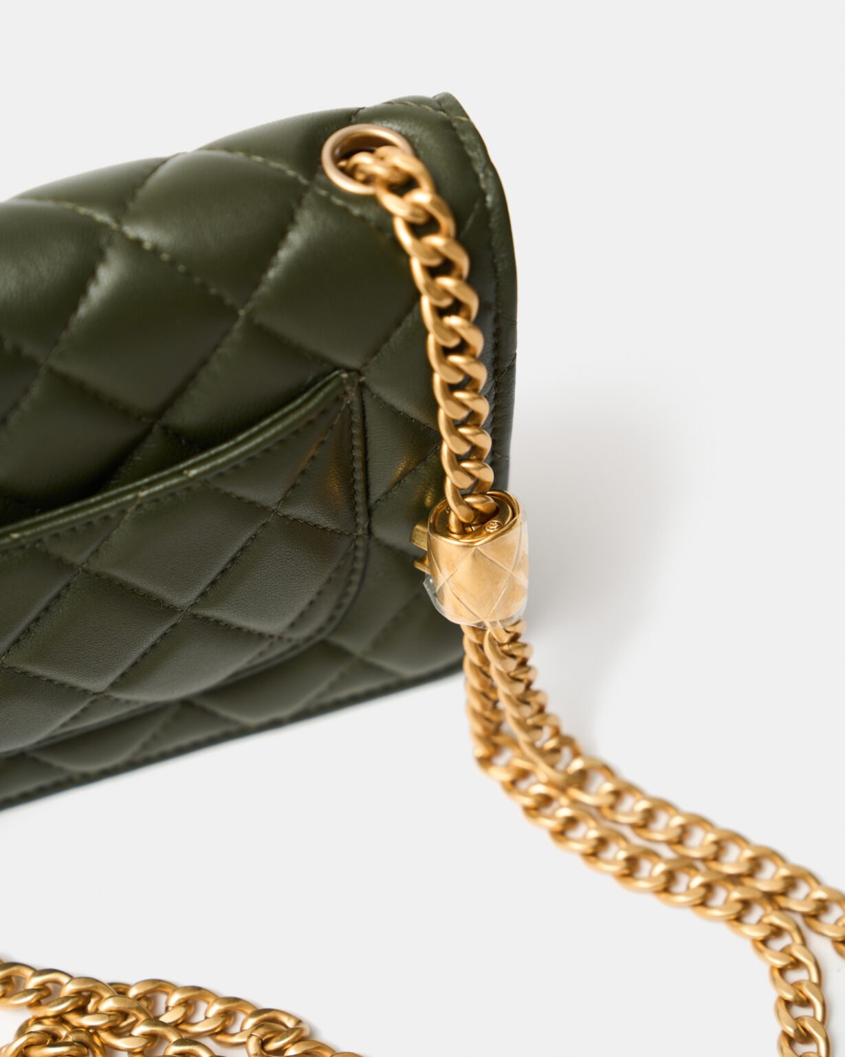 Chanel Wallet on Chain Olive Green Lambskin GHW