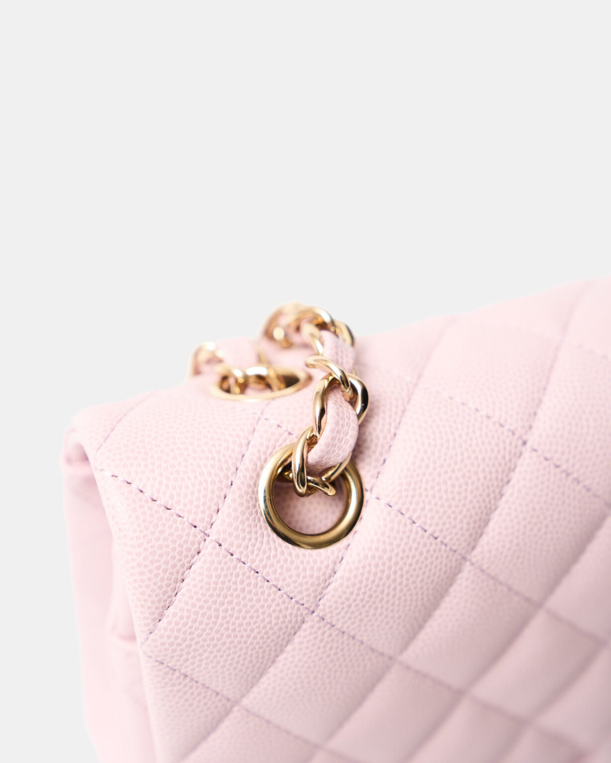 Chanel Classic Double Flap Medium Pink Caviar GHW