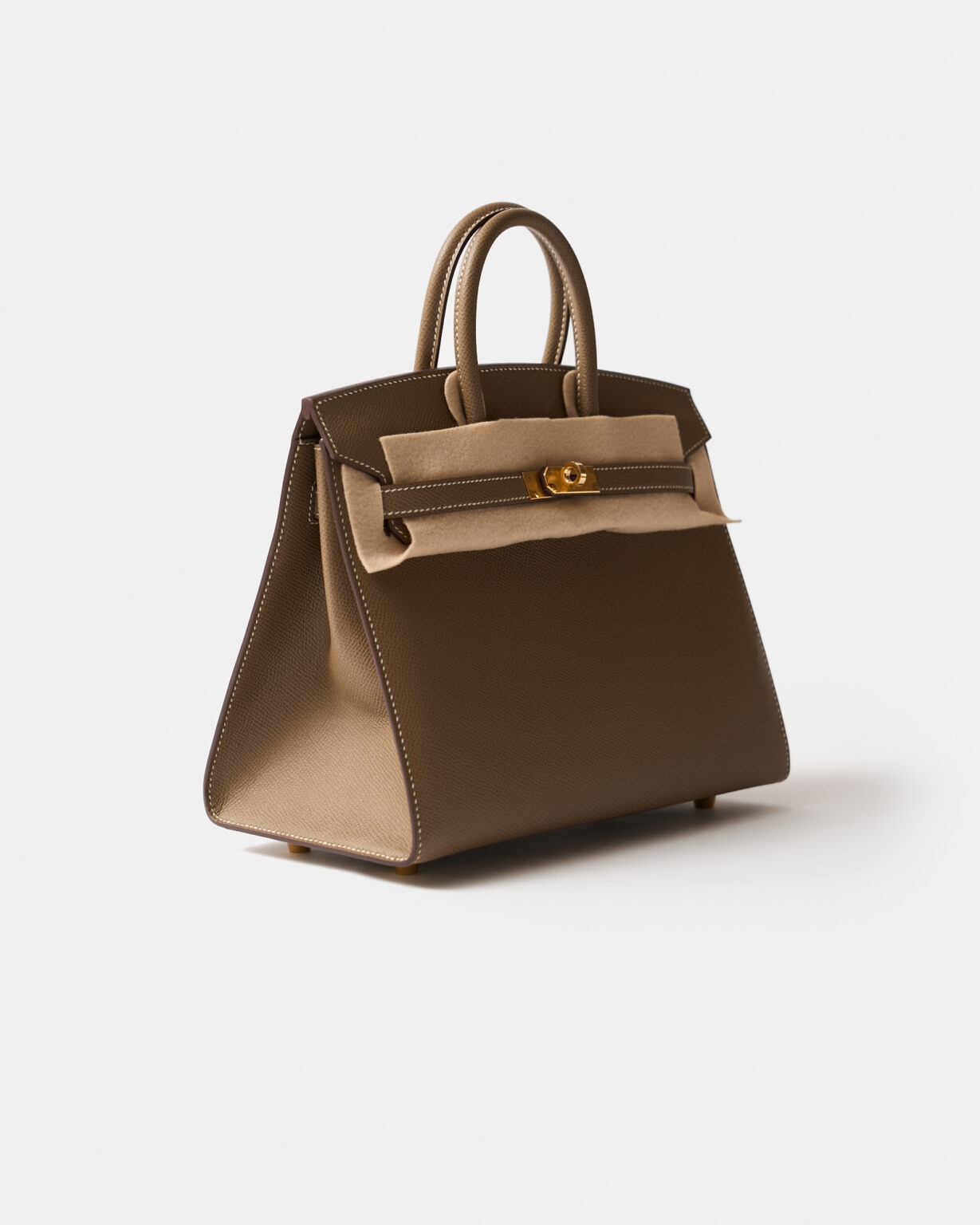 Hermès Birkin Sellier 25 Etoupe Epsom GHW