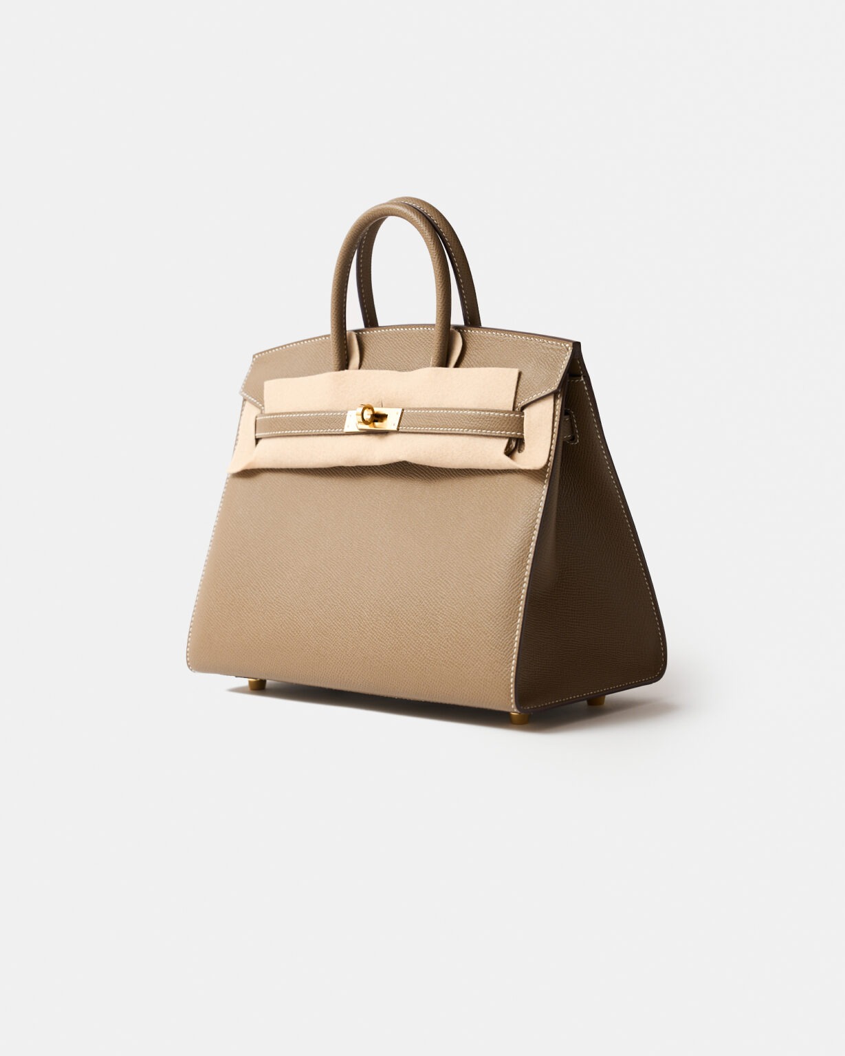 Hermès Birkin Sellier 25 Etoupe Epsom GHW