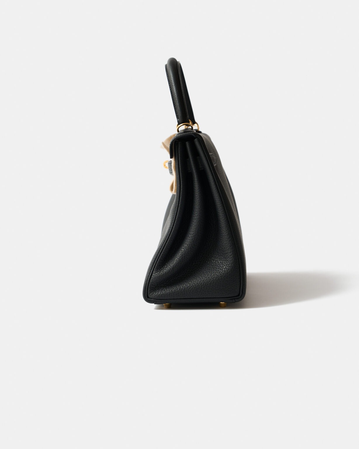 Hermès Kelly Retourne 28 Black Togo GHW