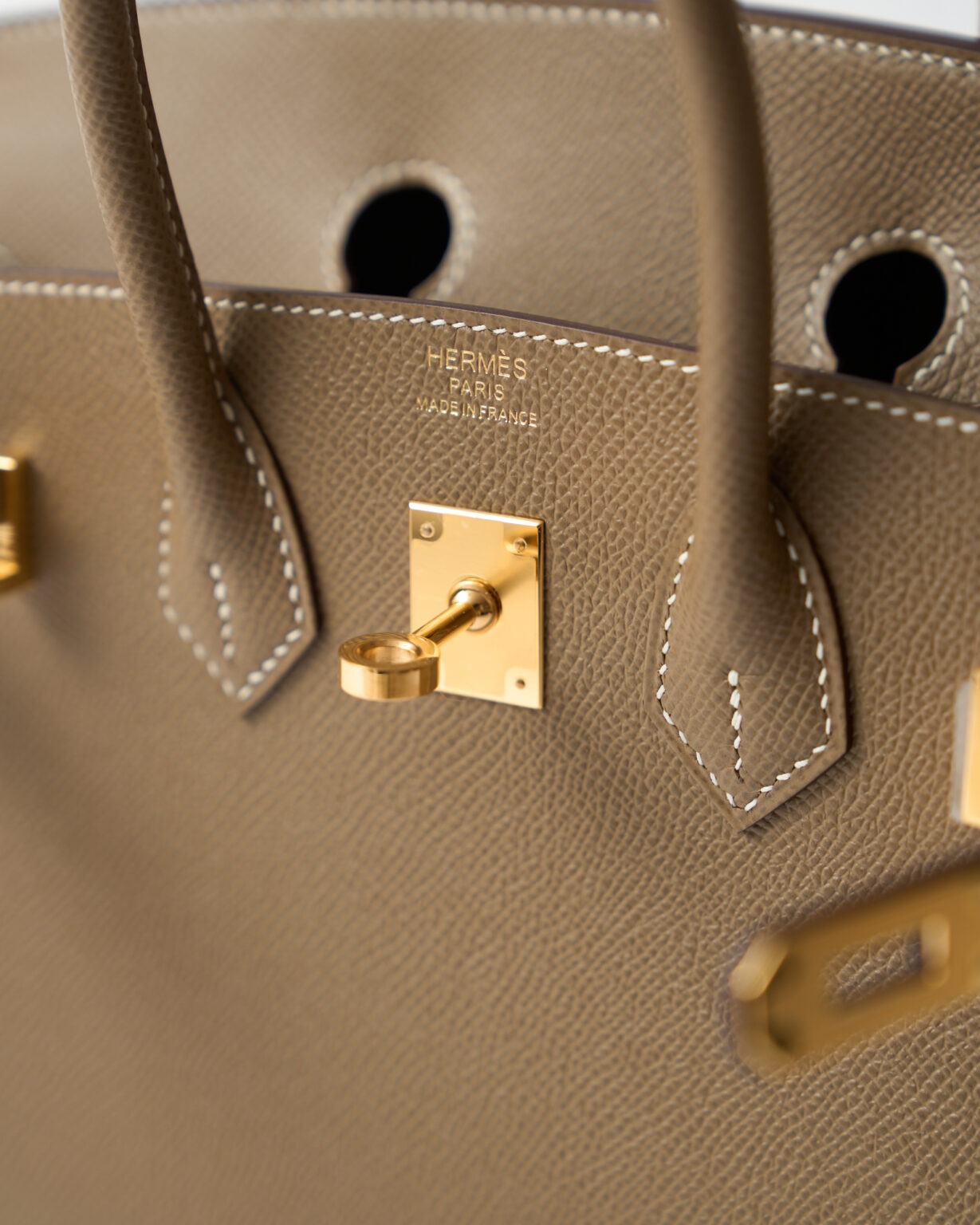 Hermès Birkin Sellier 25 Etoupe Epsom GHW