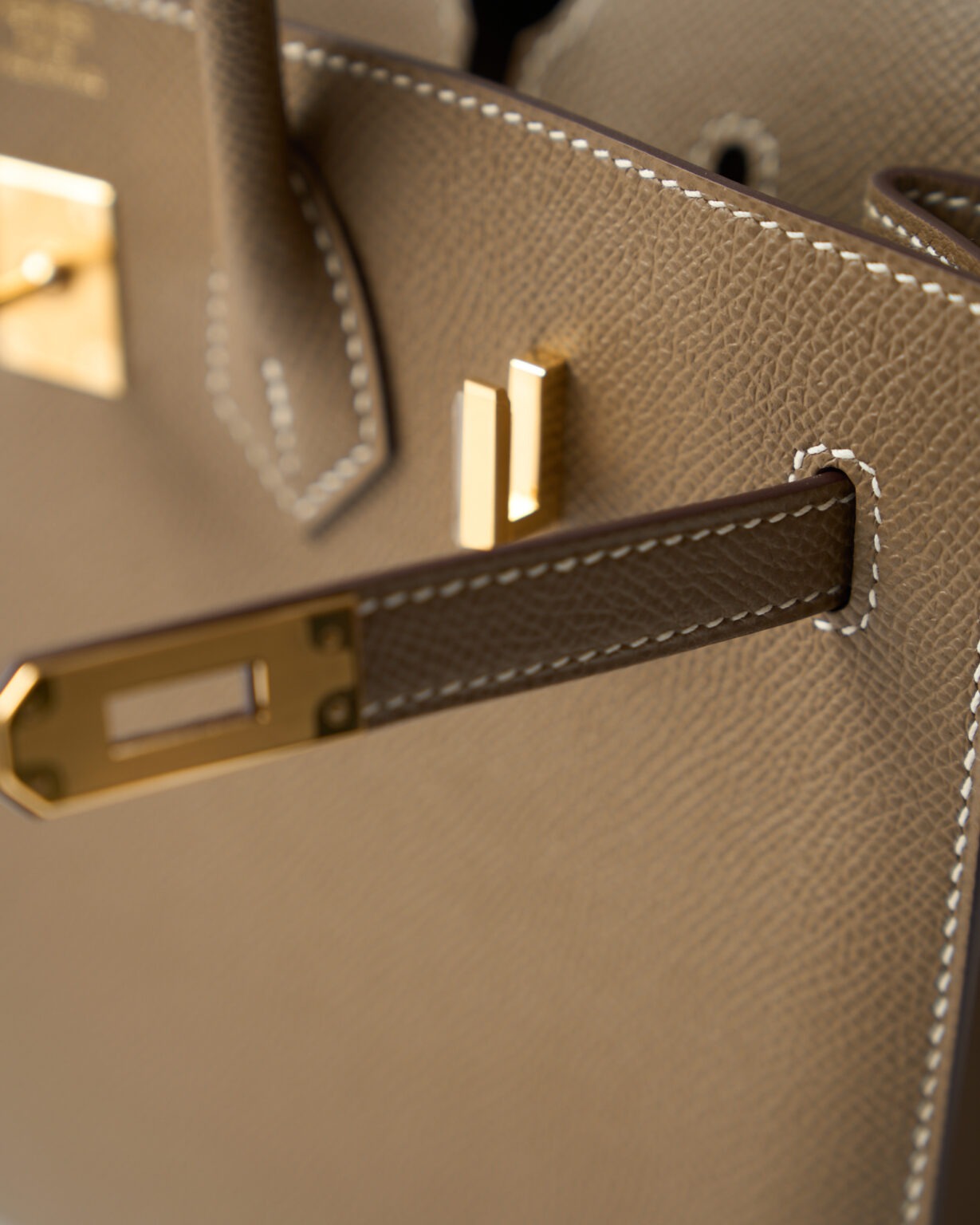 Hermès Birkin Sellier 25 Etoupe Epsom GHW