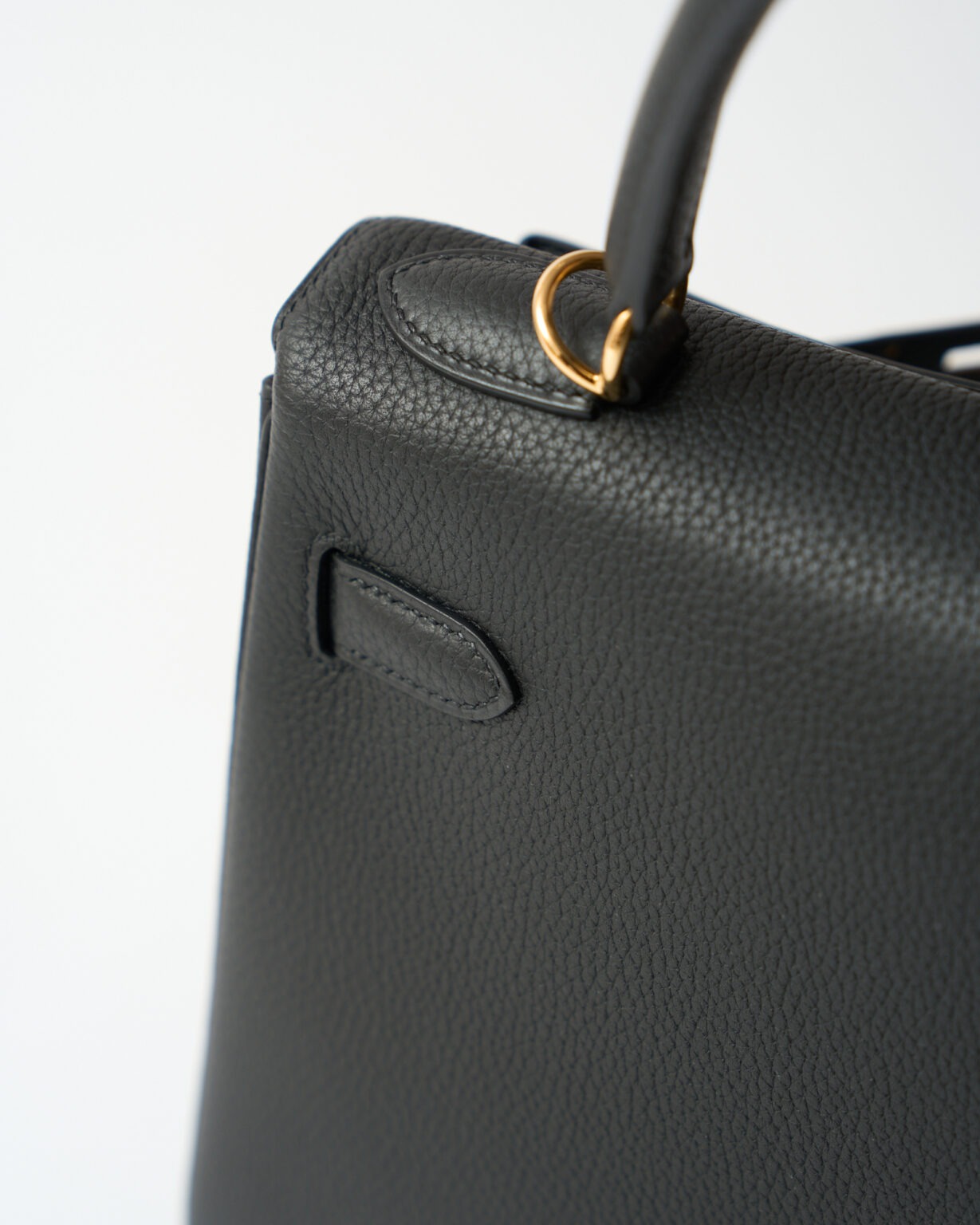 Hermès Kelly Retourne 28 Black Togo GHW