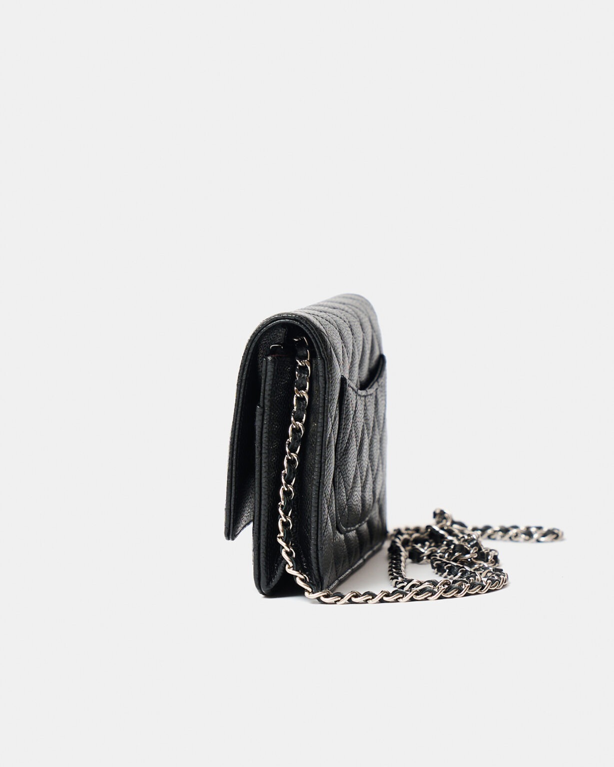 Chanel Wallet on Chain Black Caviar PHW