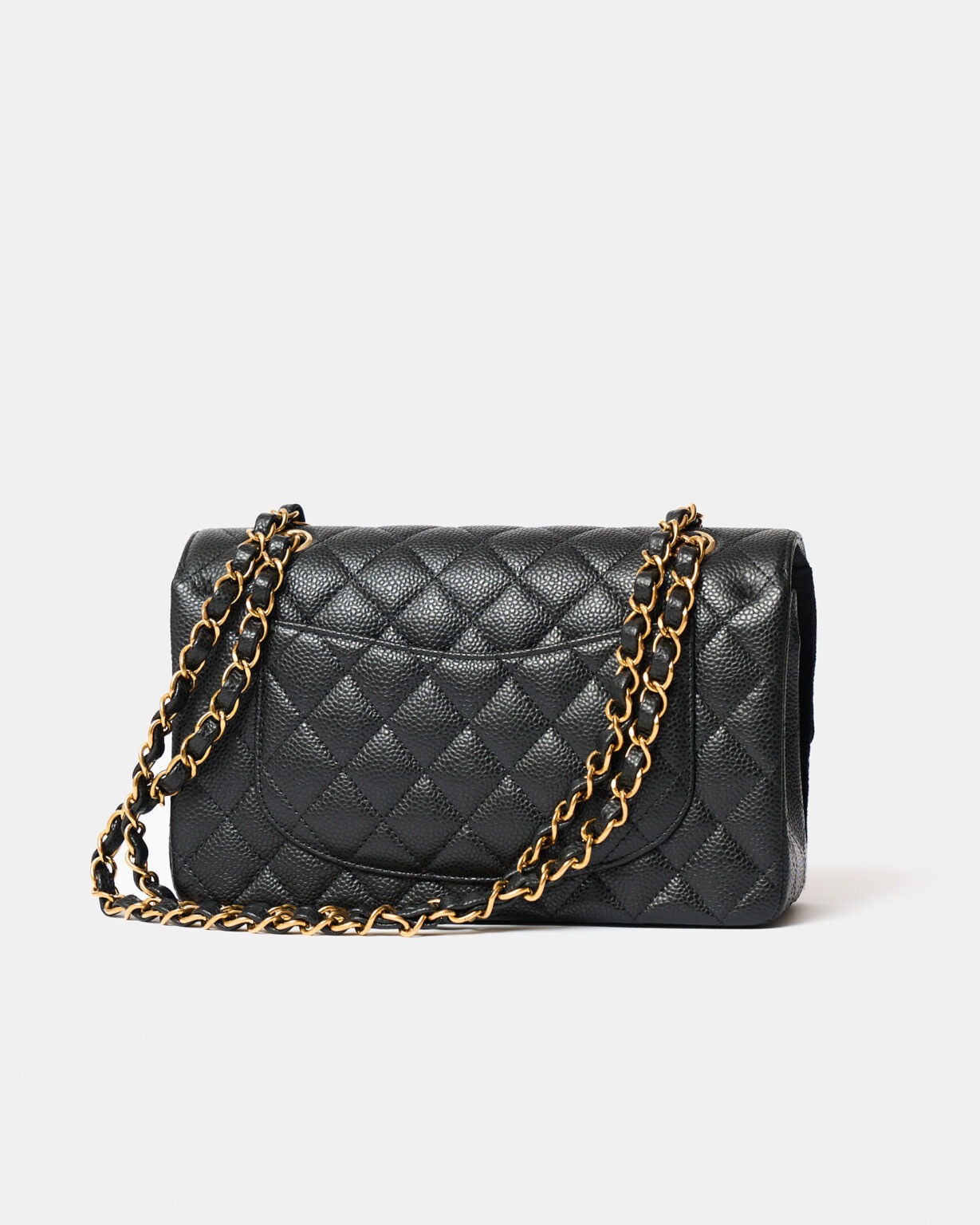 Chanel Classic Double Flap Small Black Caviar Gold-Tone Metal