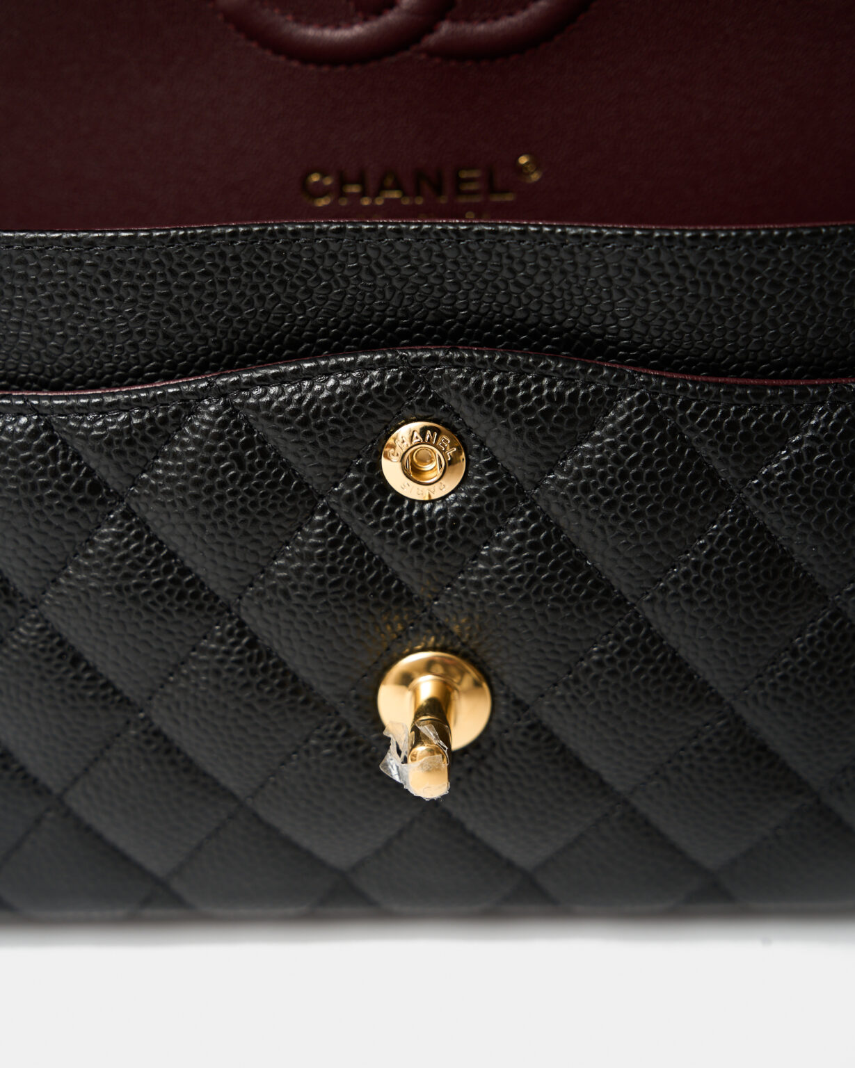 Chanel Classic Double Flap Small Black Caviar Gold-Tone Metal
