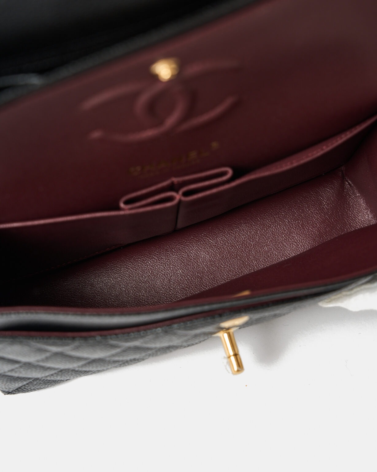 Chanel Classic Double Flap Small Black Caviar Gold-Tone Metal