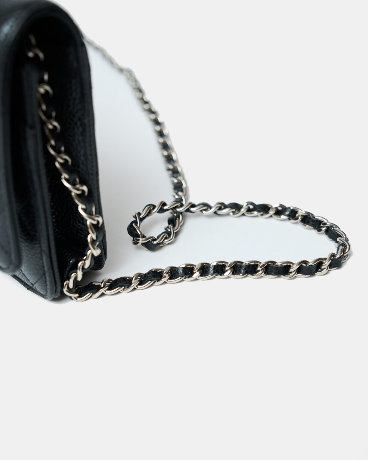 Chanel Wallet on Chain Black Caviar PHW