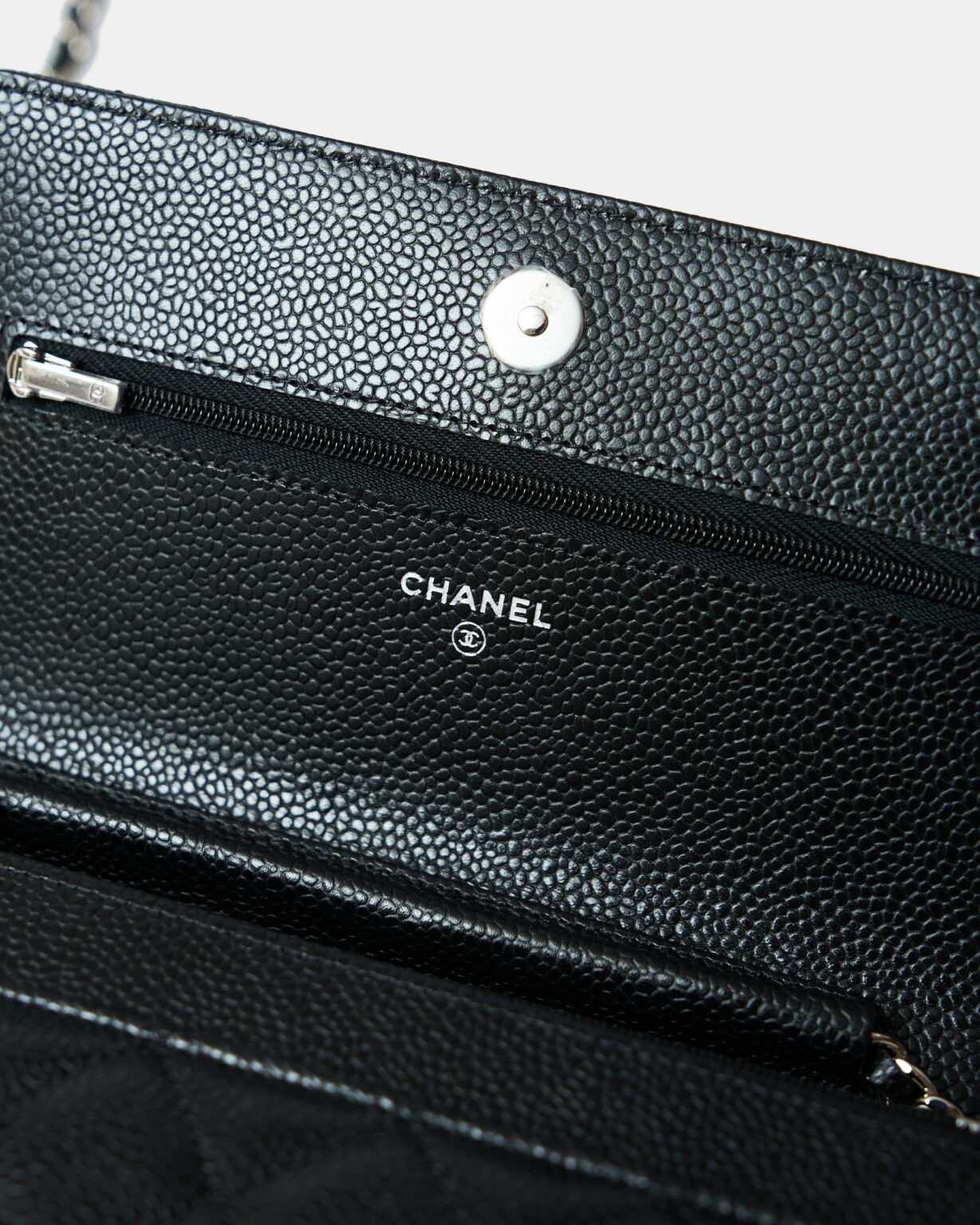 Chanel Wallet on Chain Black Caviar PHW
