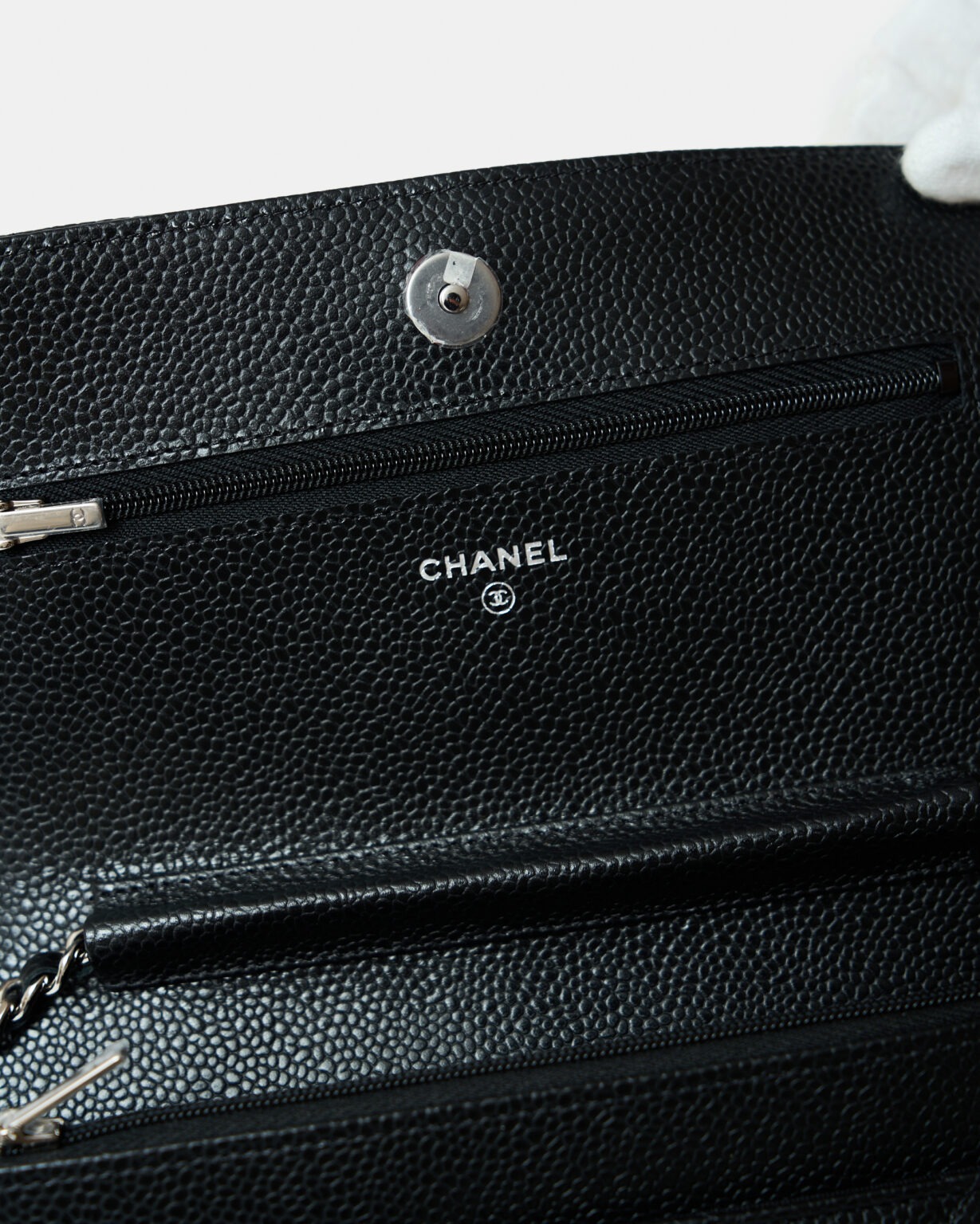 Chanel Wallet on Chain Black Caviar PHW