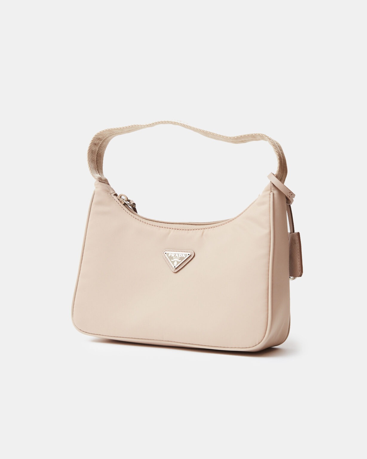 Prada Re-edition 2000 Beige Hobo Bag