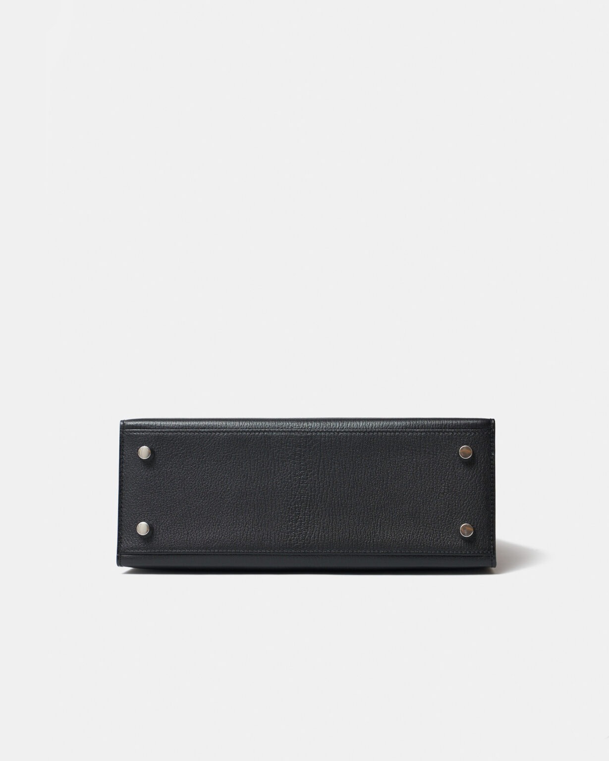 Hermès Kelly 25 Black Chevre Mysore PHW