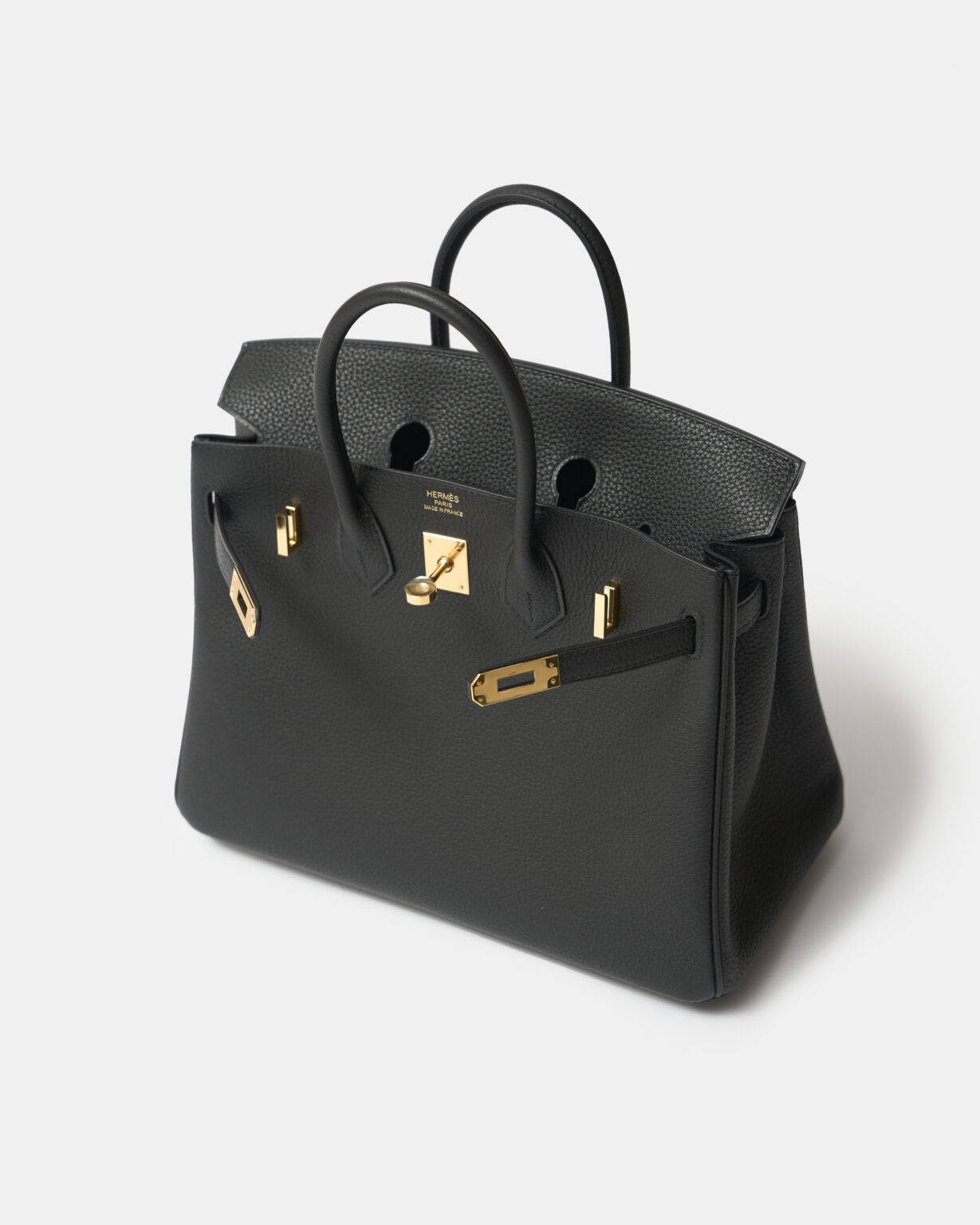 Hermes Birkin 25 Black Togo GHW