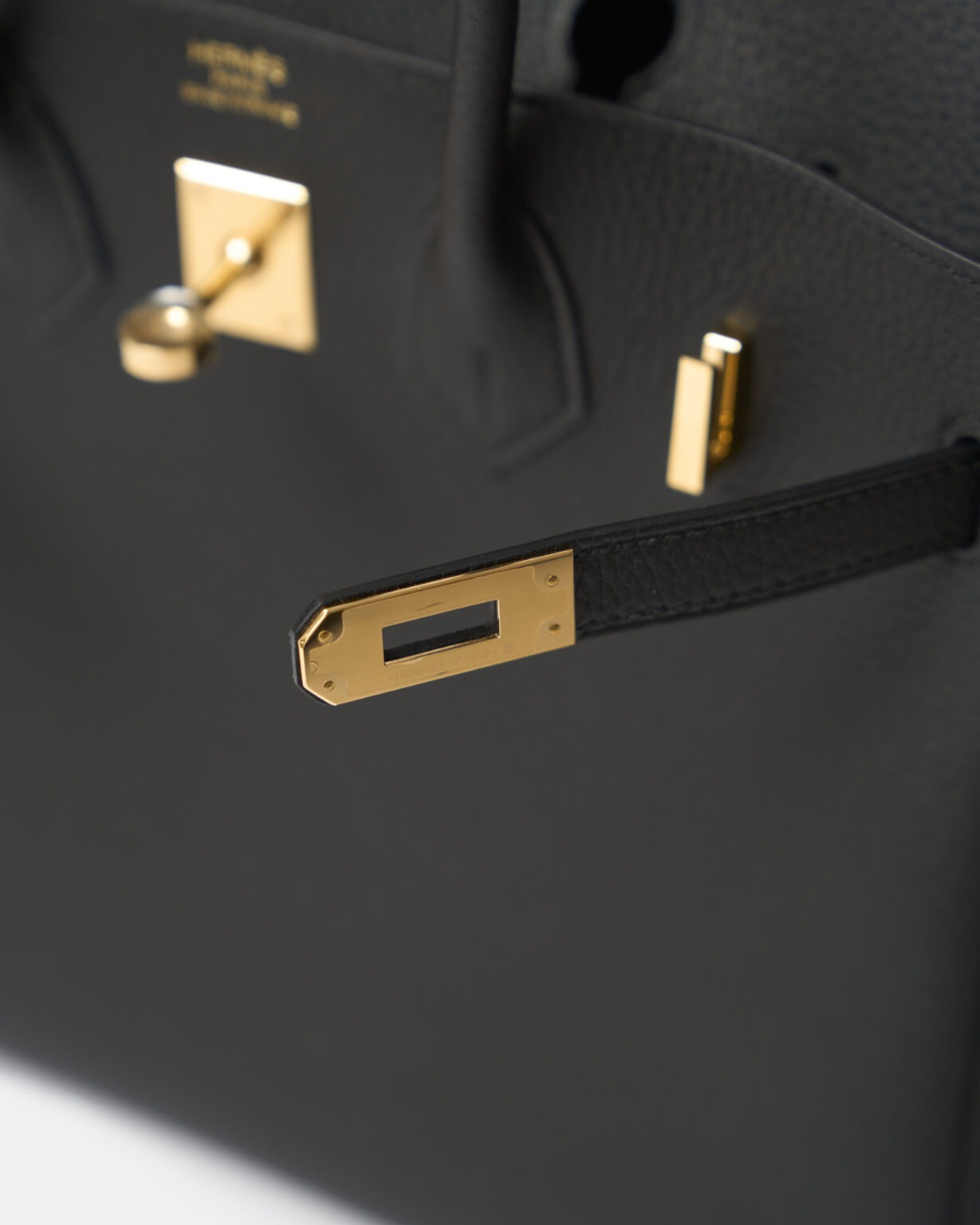 Hermes Birkin 25 Black Togo GHW