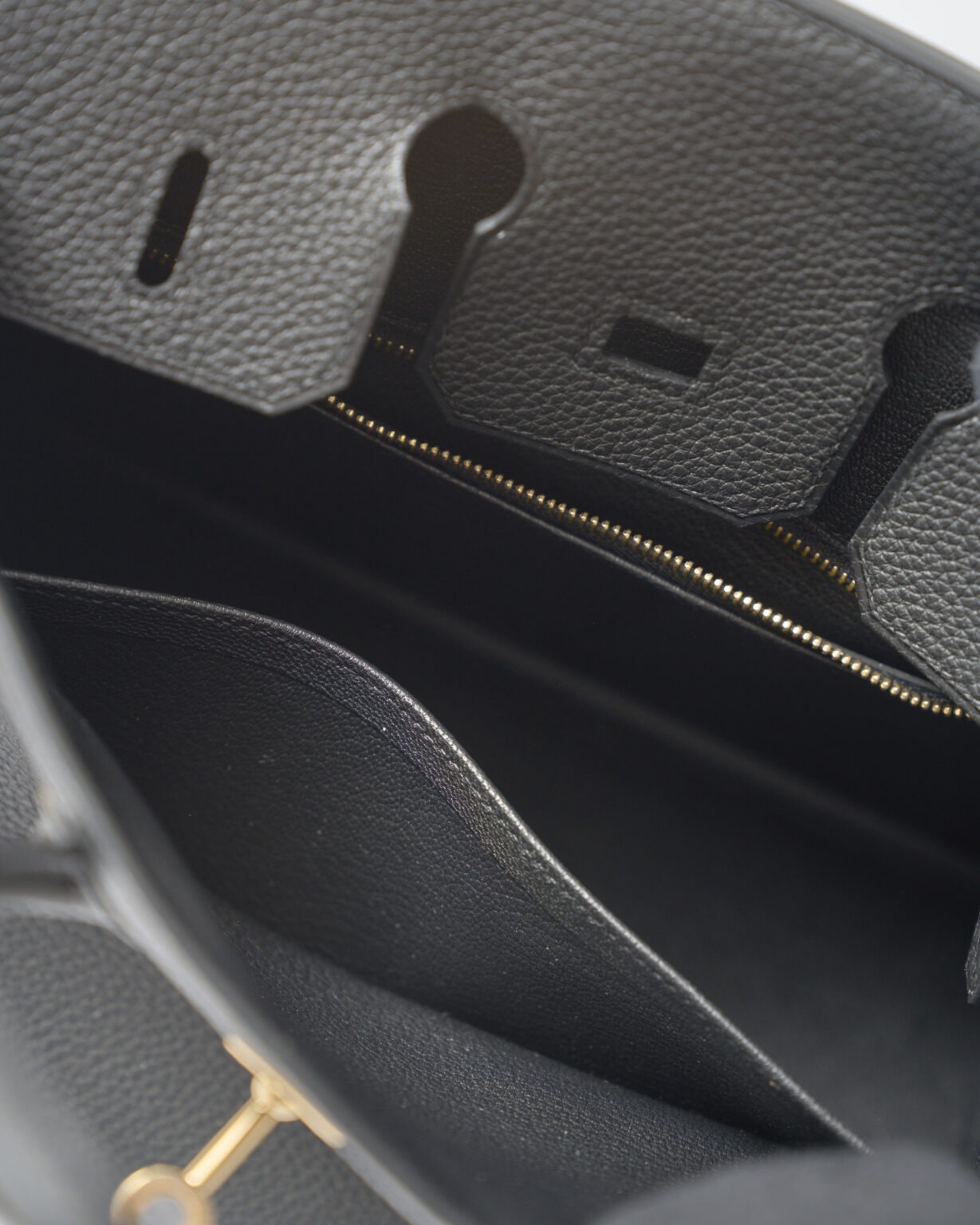 Hermes Birkin 25 Black Togo GHW