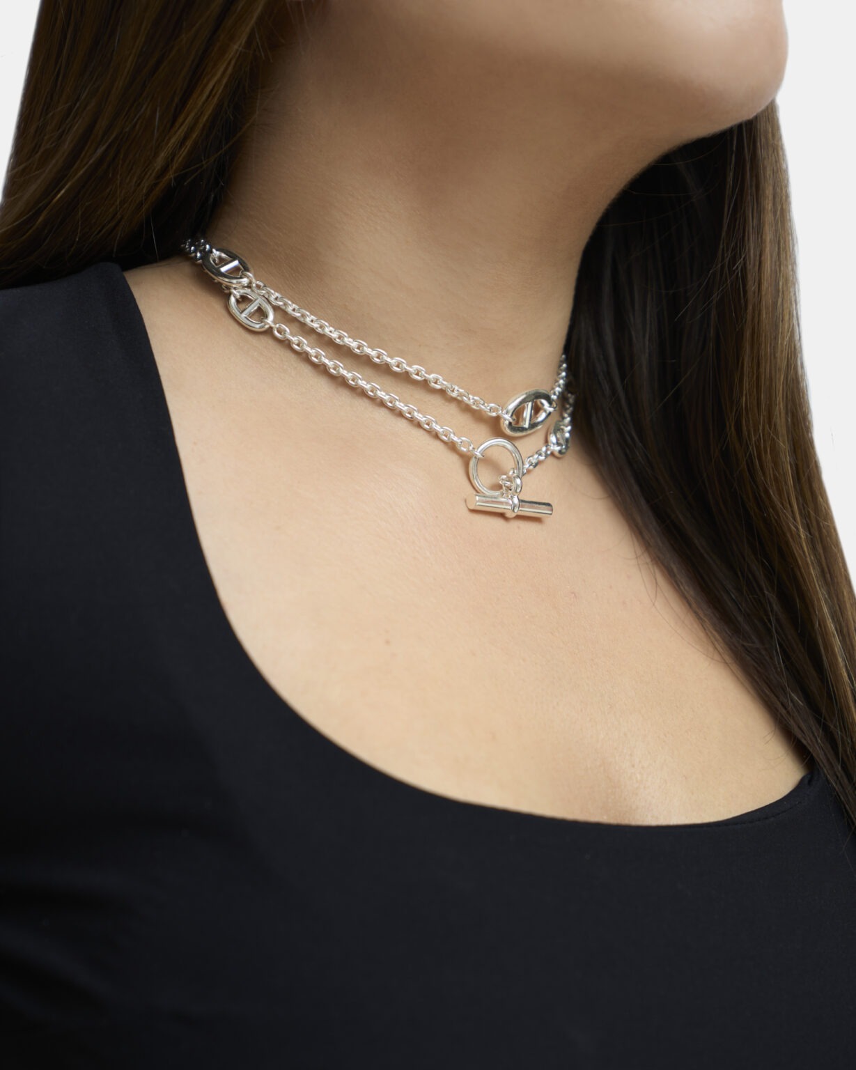 Hermes Sautoir Farandole Sans Coloris AG-925 Necklace