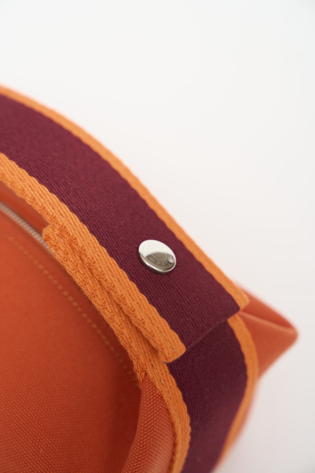 Hermès Bride-a-Brac Orange Feu Cotton PHW