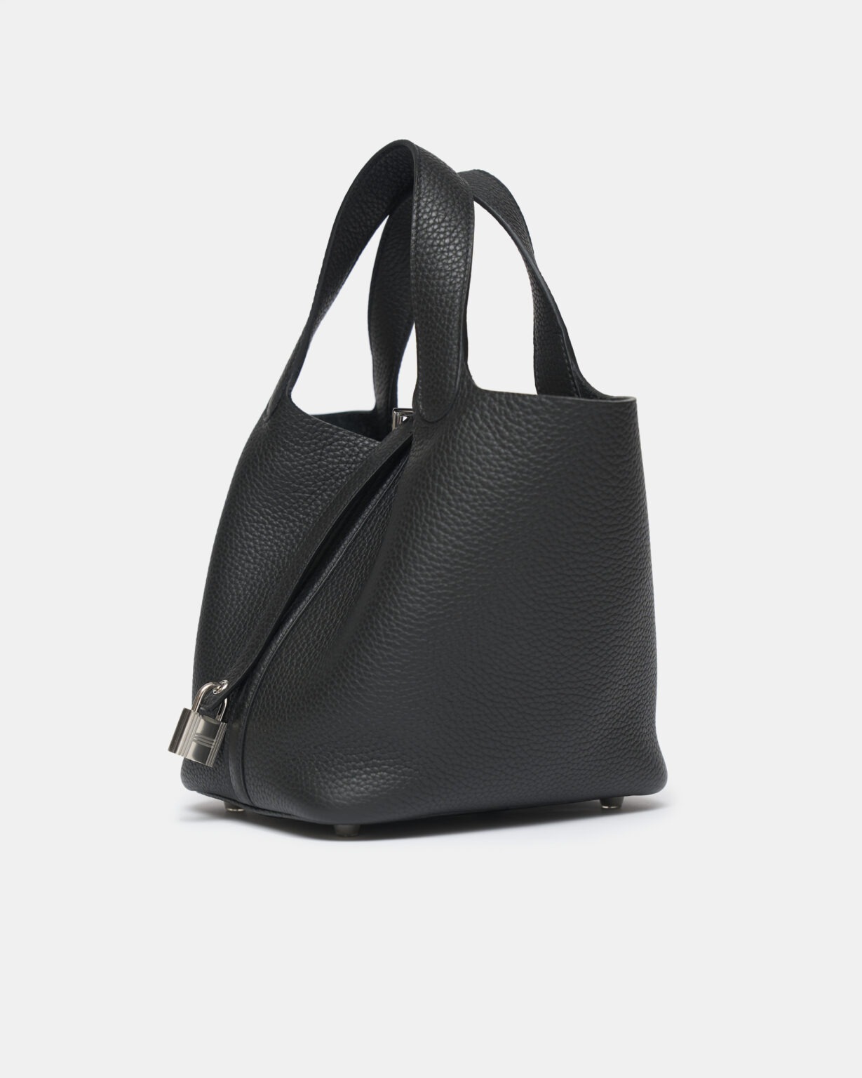 Hermès Picotin 18 Black Clemence PHW