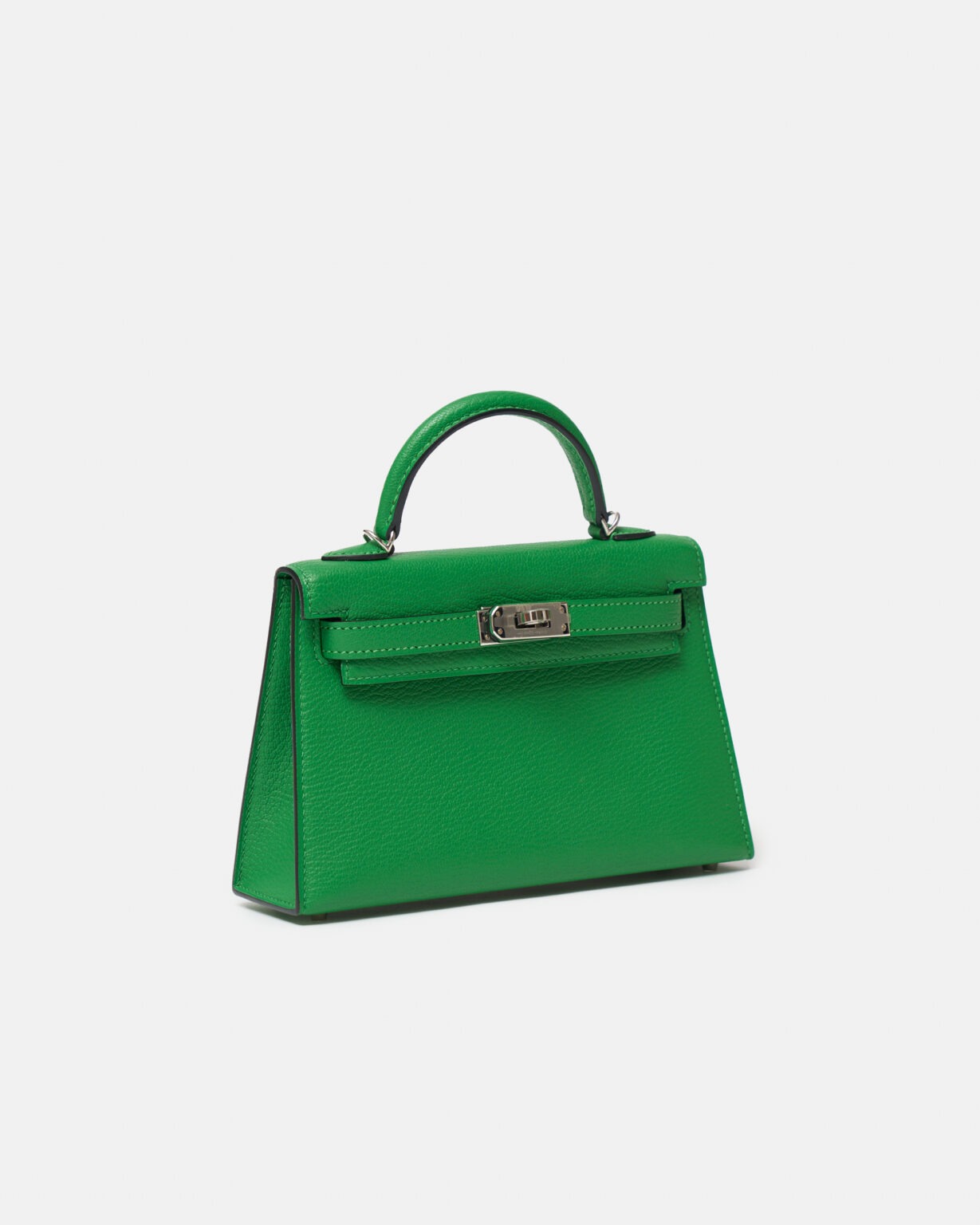 Hermès Mini Kelly 20 Bambou Chevre Mysore PHW