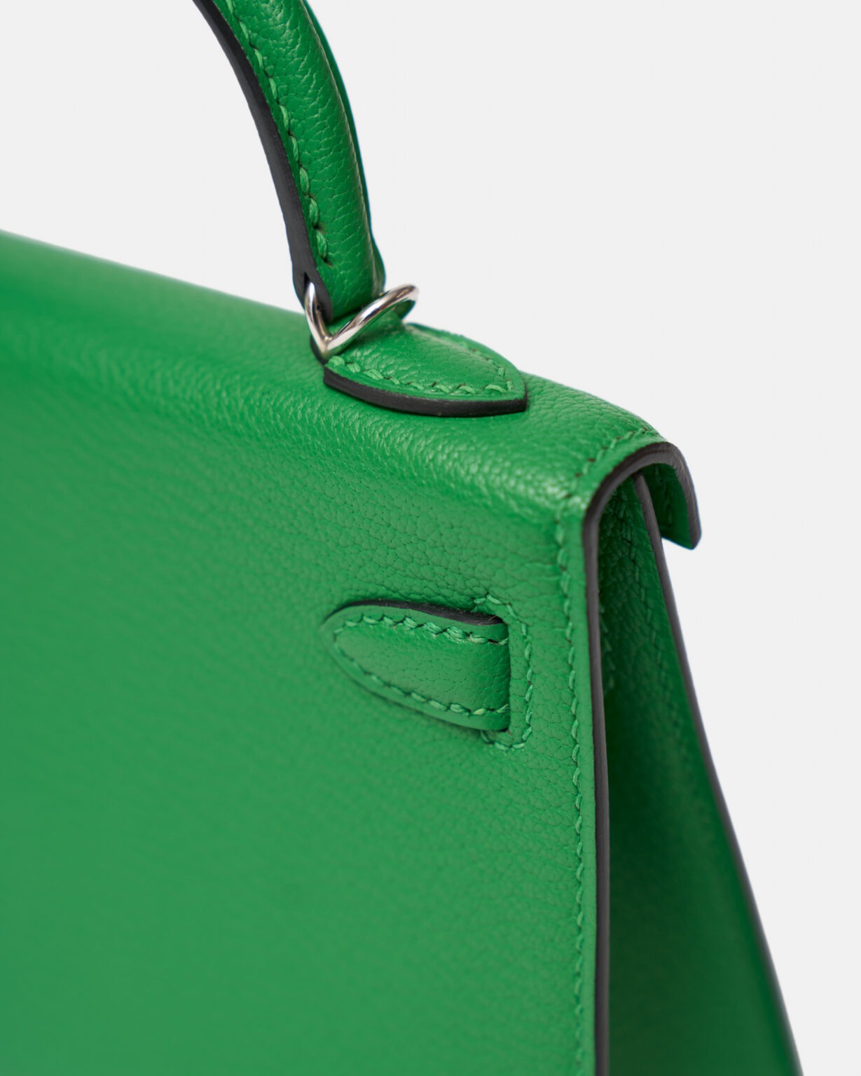 Hermès Mini Kelly 20 Bambou Chevre Mysore PHW