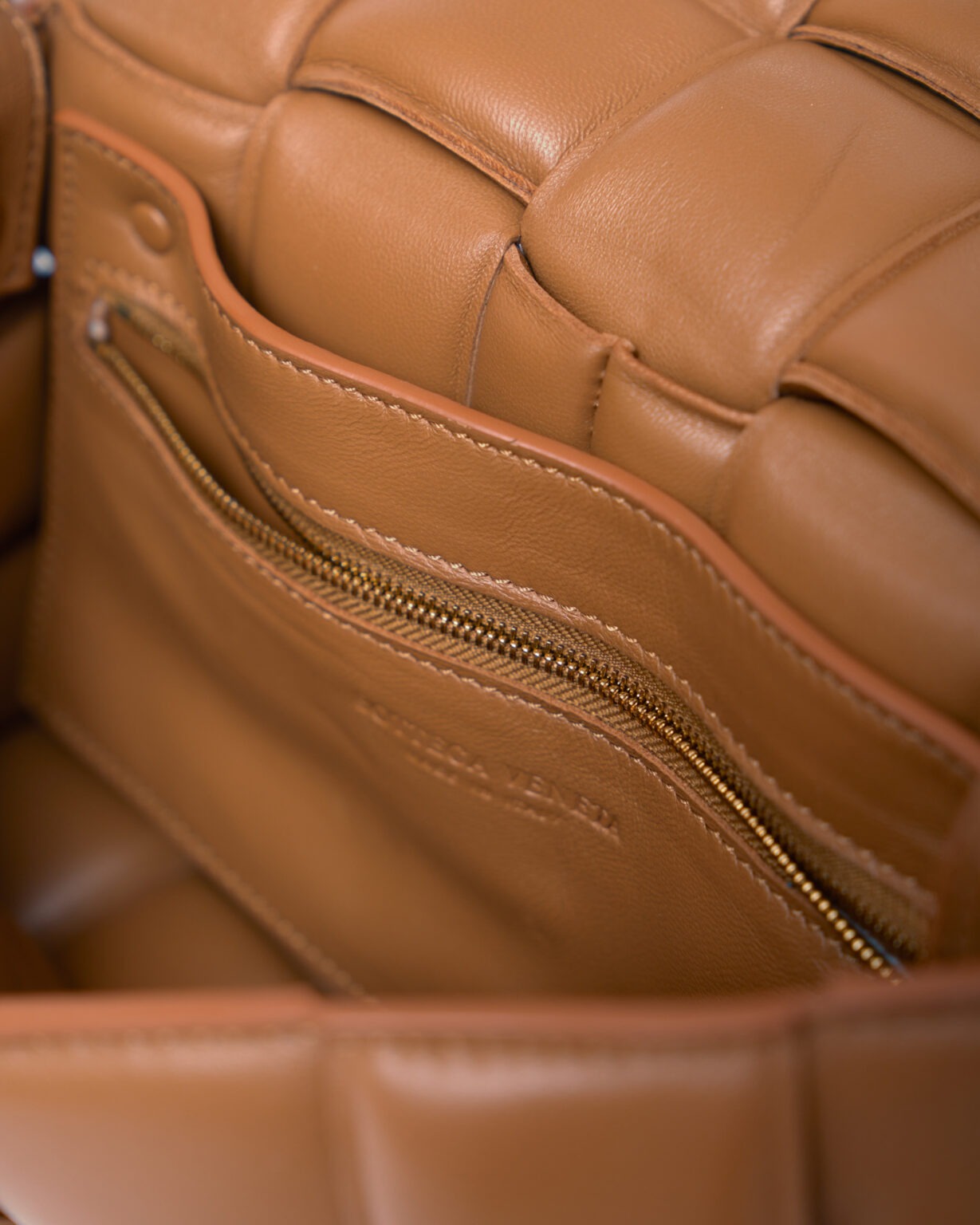 Bottega Veneta Padded Cassette Caramel (3)