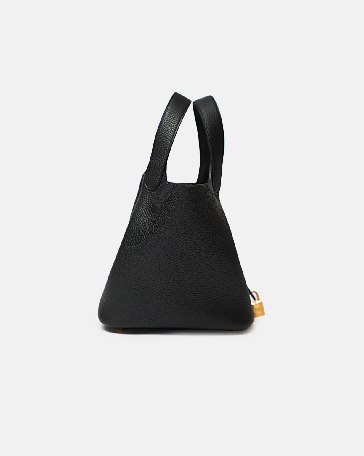 Hermès Picotin 18 Black Clemence Ghw