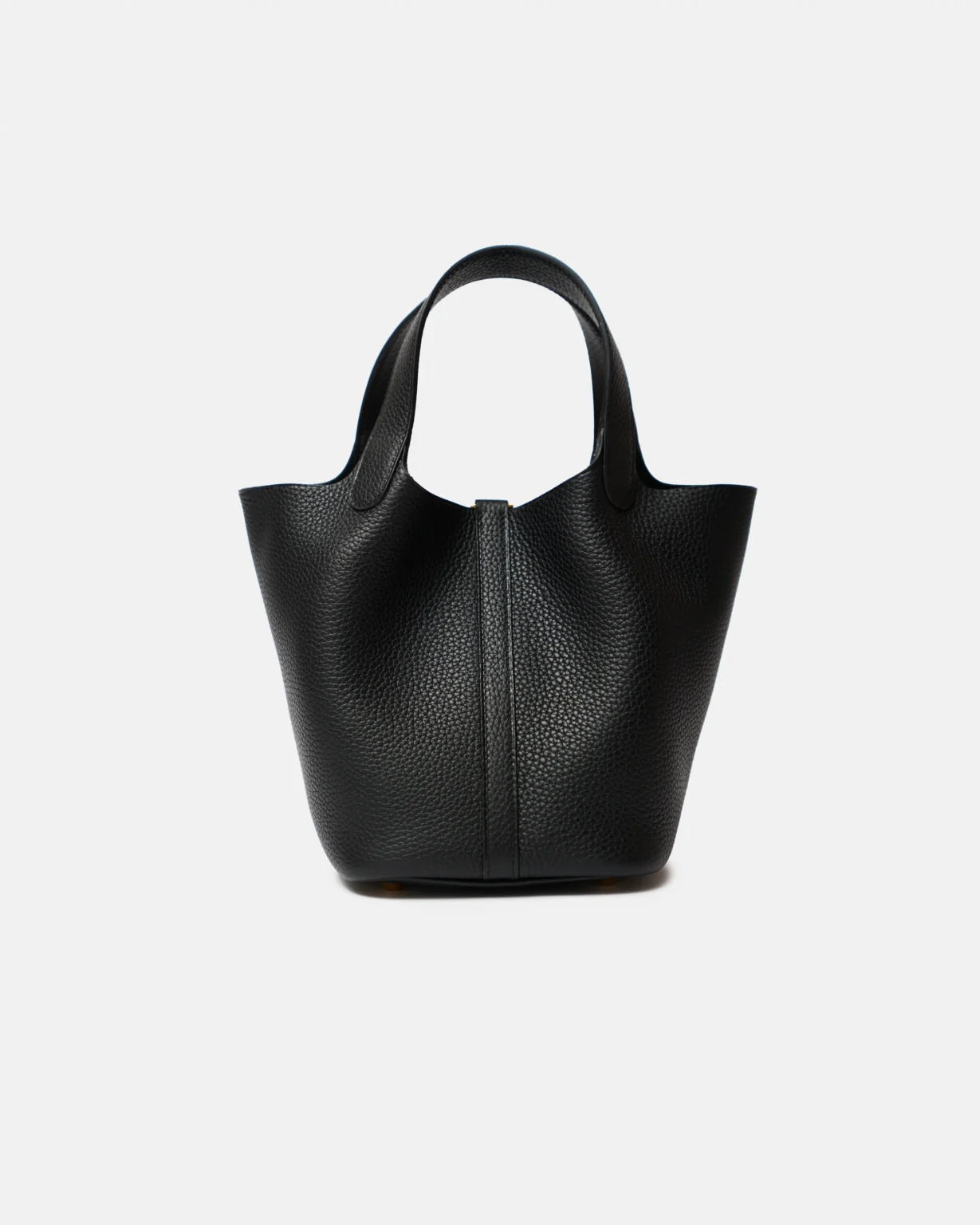 Hermès Picotin 18 Black Clemence Ghw