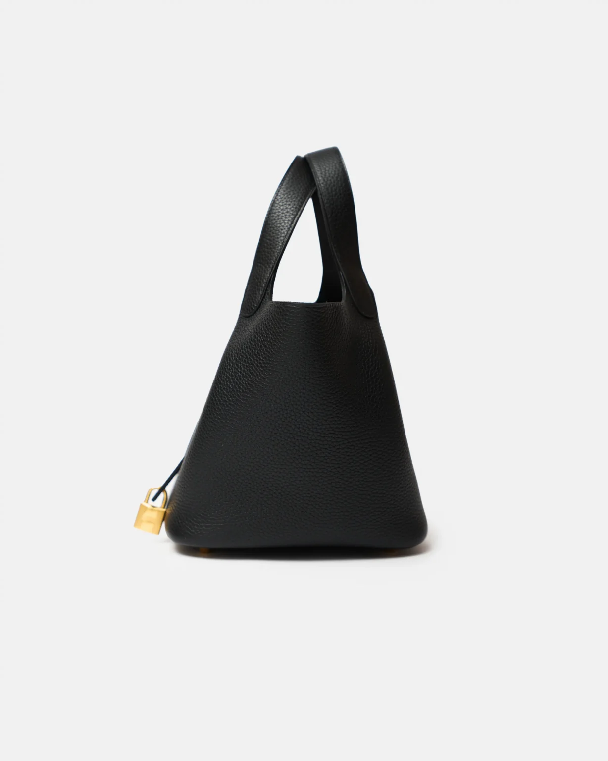 Hermès Picotin 18 Black Clemence Ghw