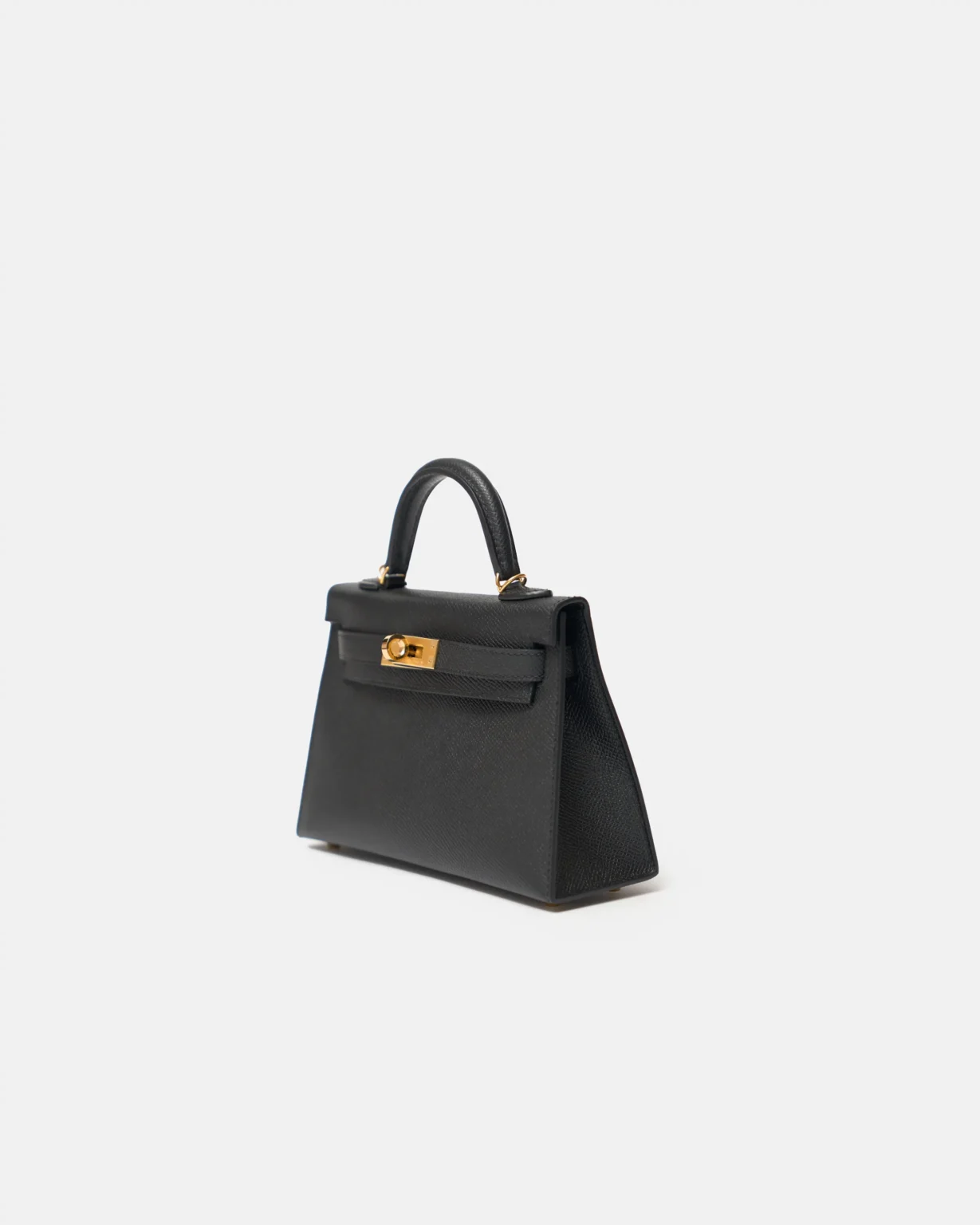Hermès Kelly 20 Black Epsom PHW