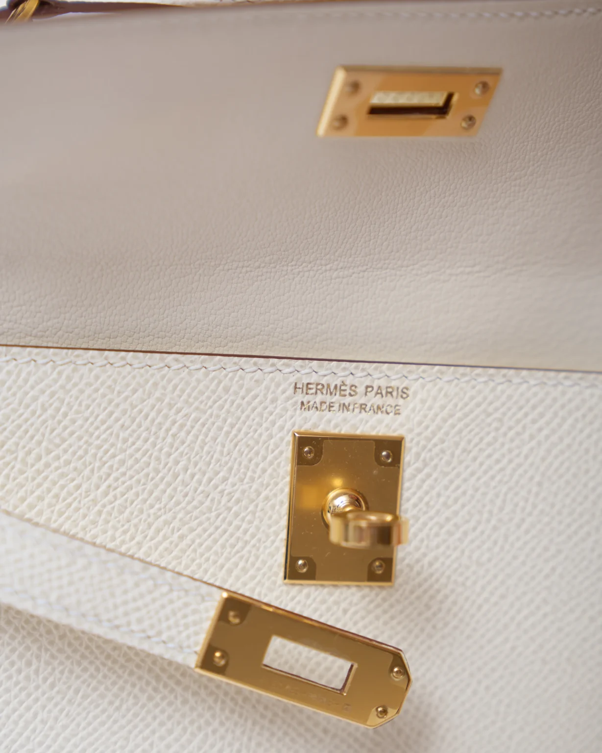 Hermès Mini Kelly Desordre 20 Nata Epsom Ghw