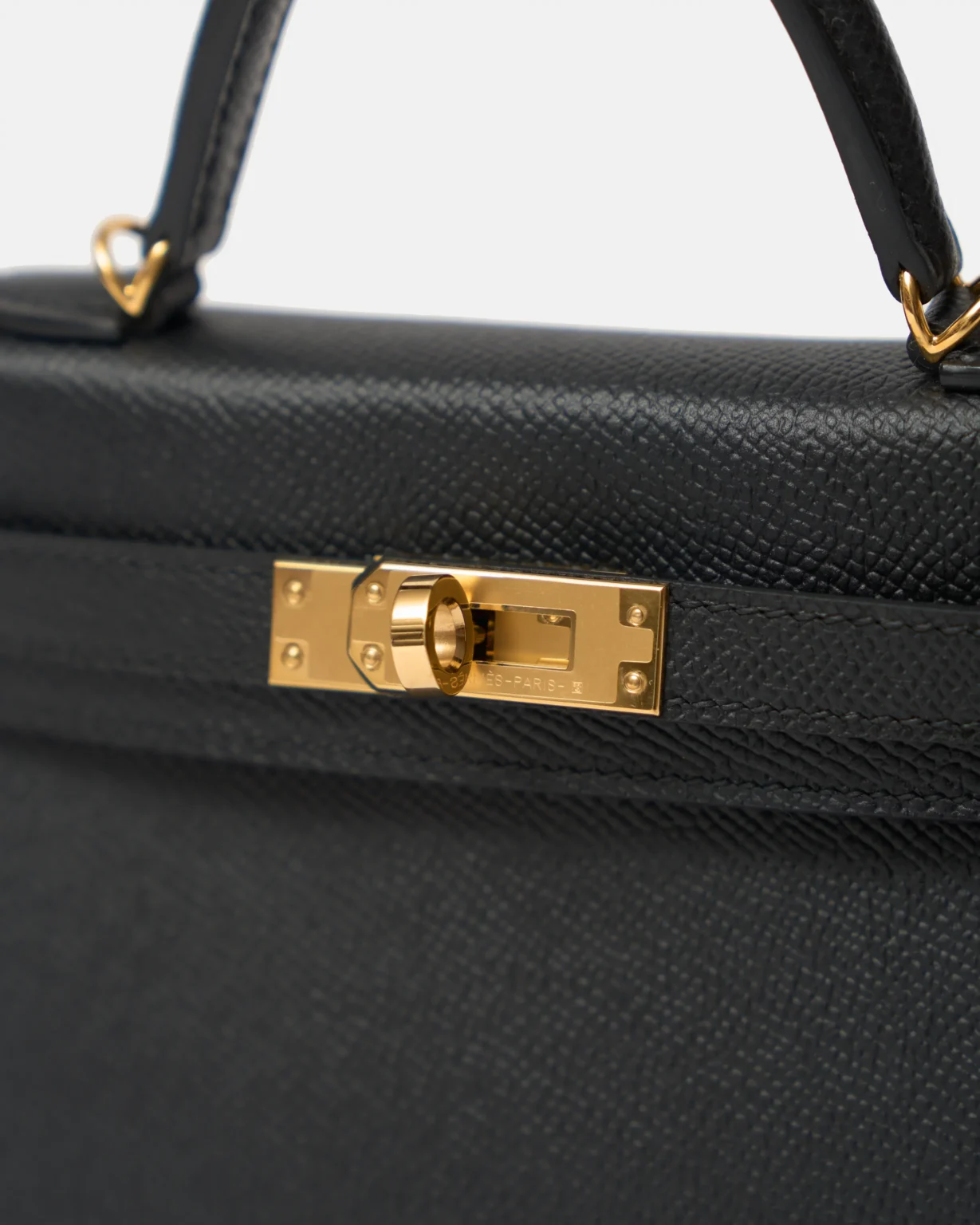 Hermès Kelly 20 Black Epsom PHW