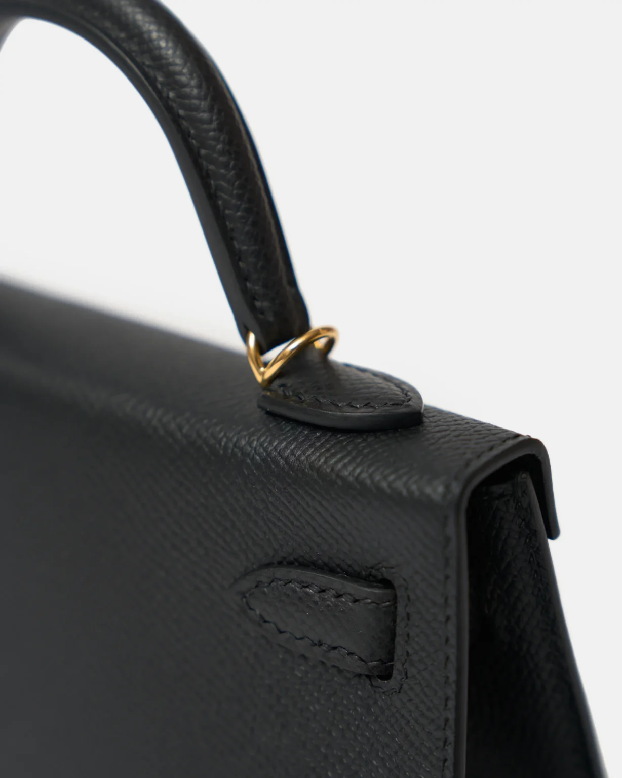 Hermès Kelly 20 Black Epsom PHW