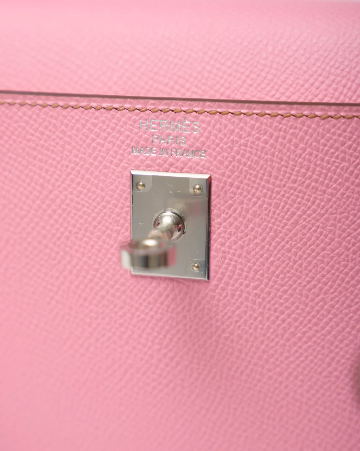 Hermès Kelly 20 bubblegum Epsom Phw