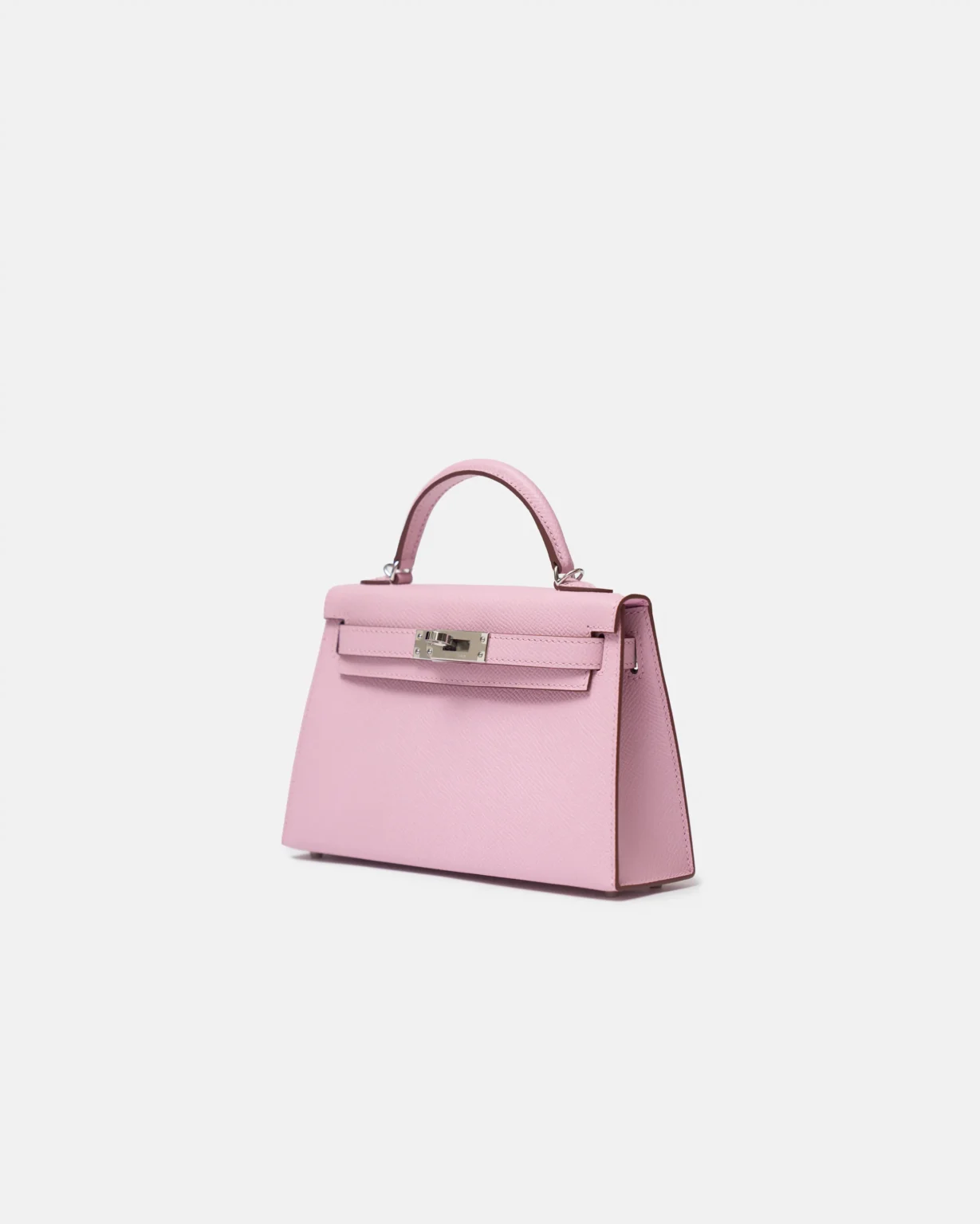 Hermès Mini Kelly 20 Mauve Sylvestre Epsom PHW