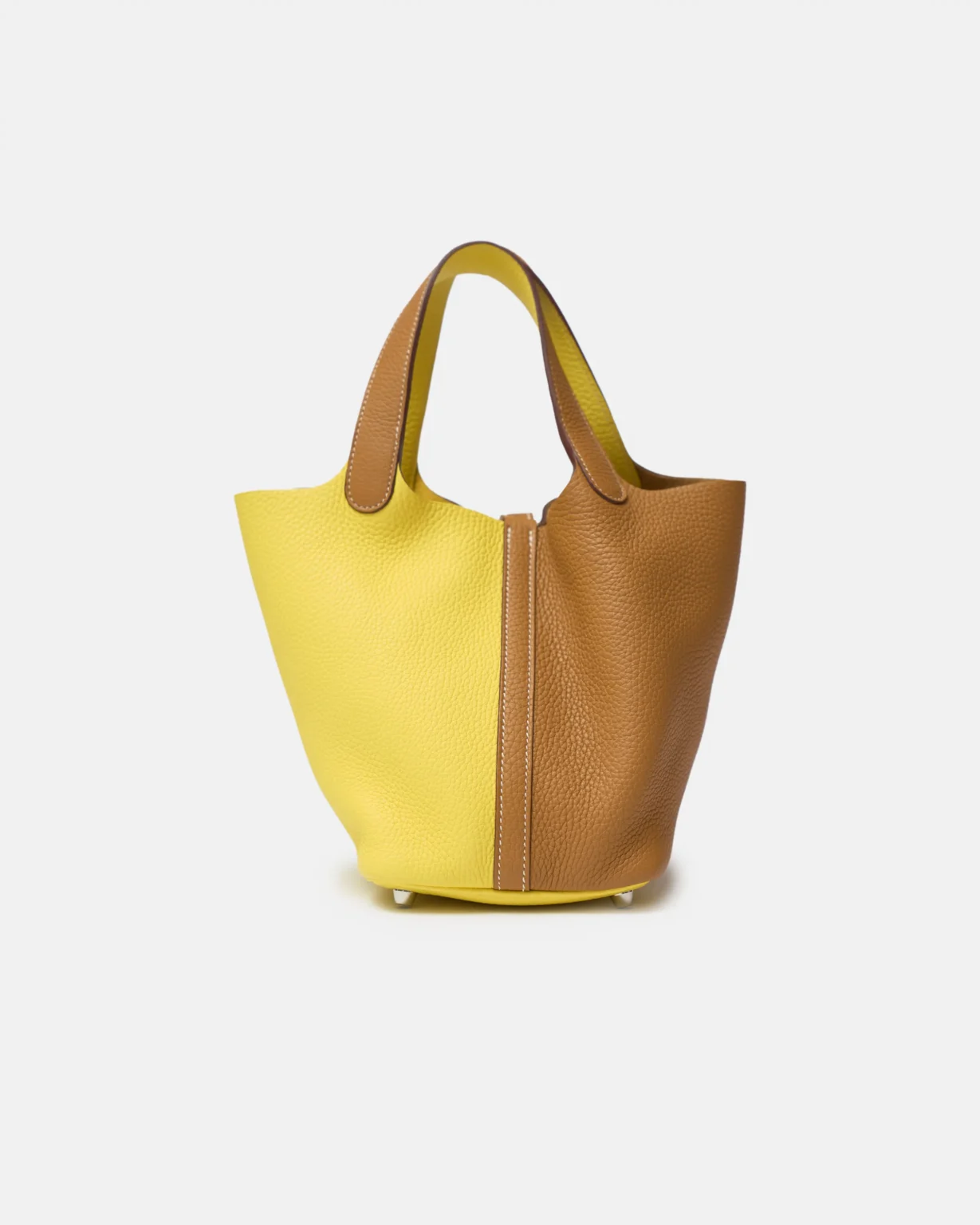 Hermès Picotin 18 Sesame Lime Clemence PHW