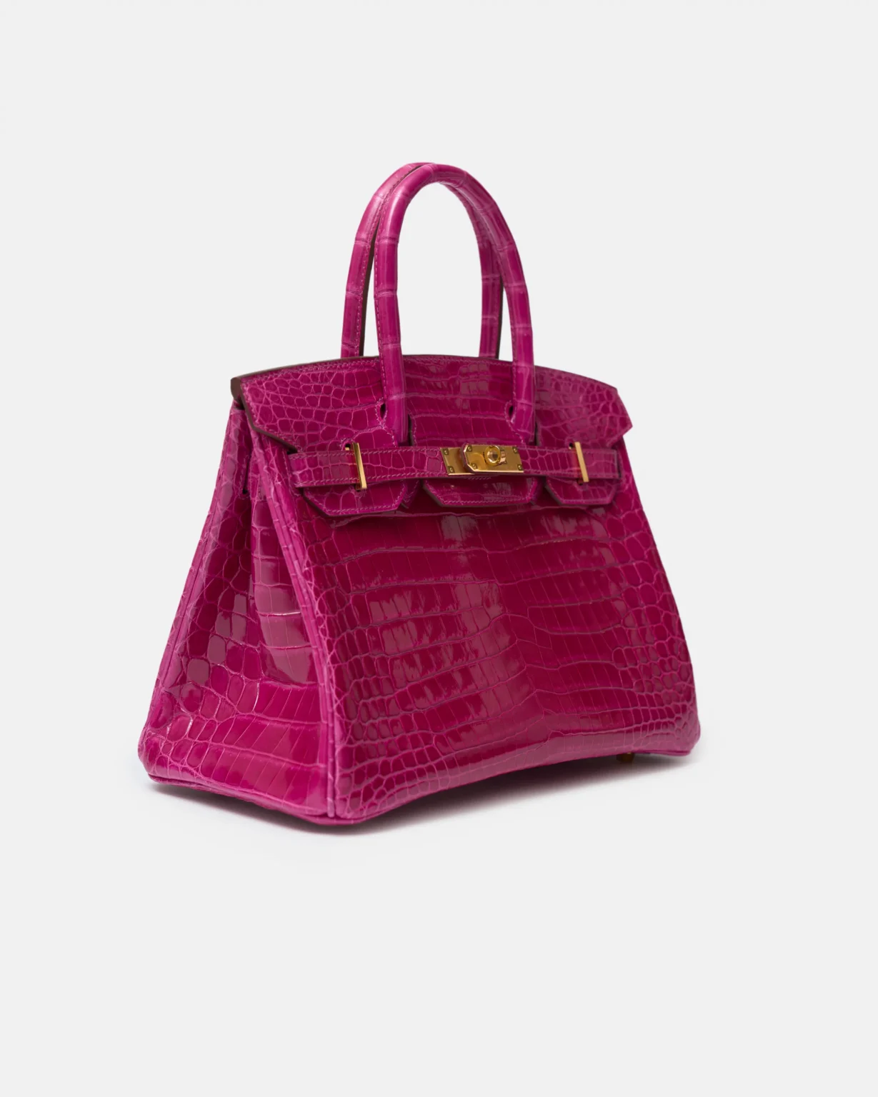 Hermès Birkin 30 Rose Scheherezade Crocodile GHW