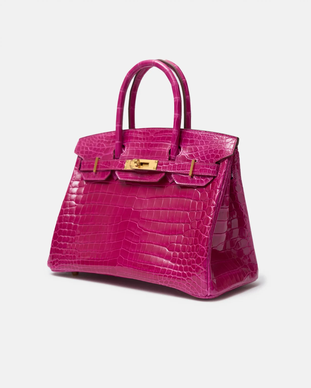 Hermès Birkin 30 Rose Scheherezade Crocodile GHW
