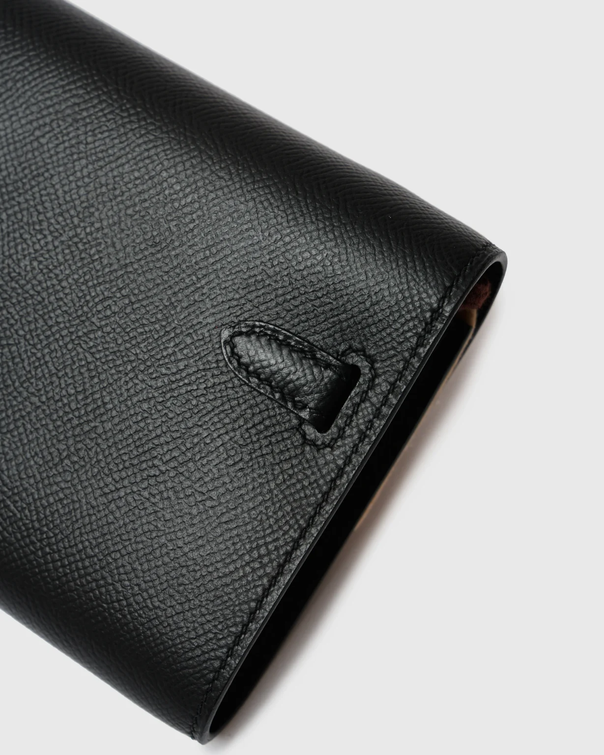Hermès Kelly Classic Wallet To go Black Epsom GHW