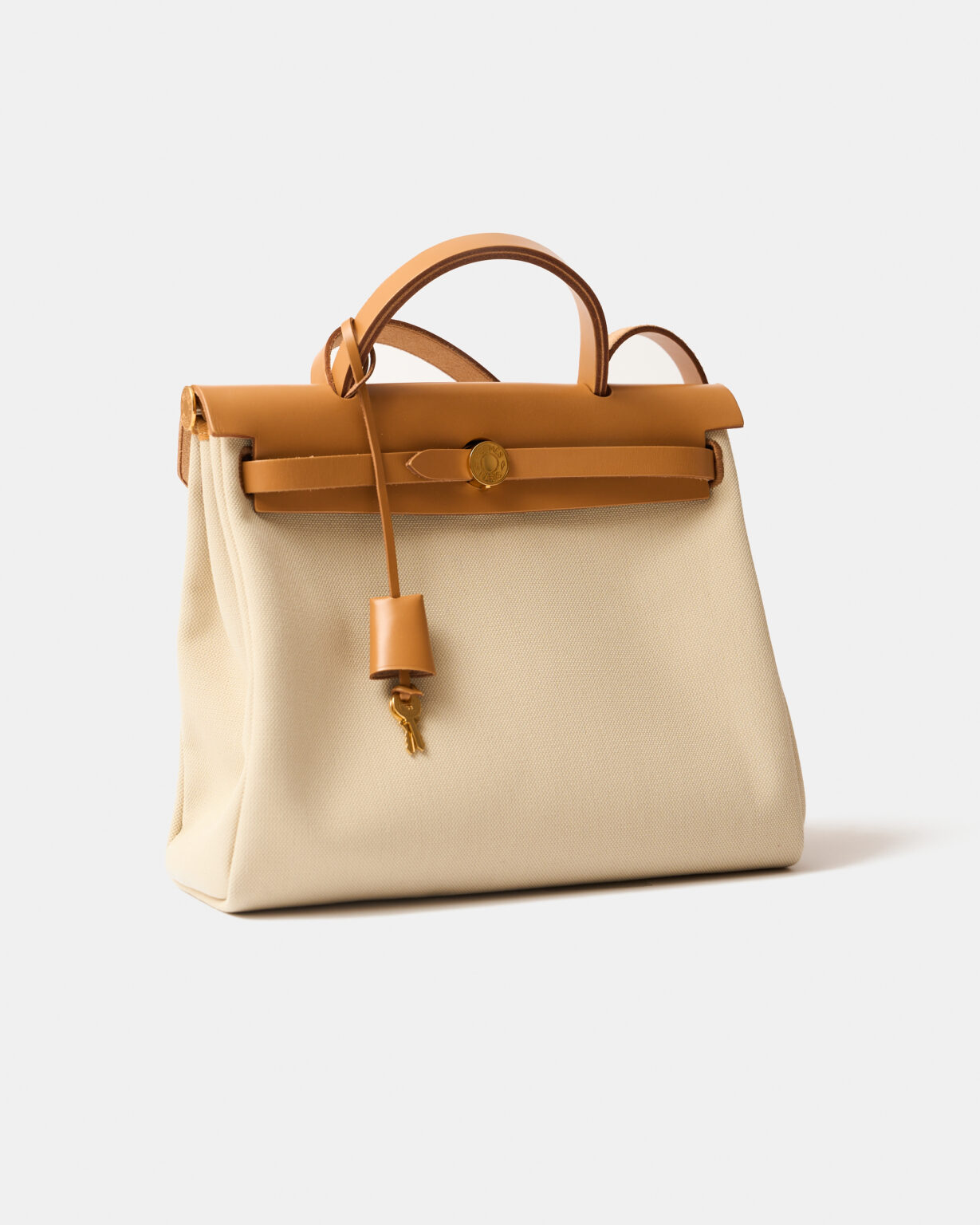 Hermès Herbag 31 Beton Toile Militaire GHW