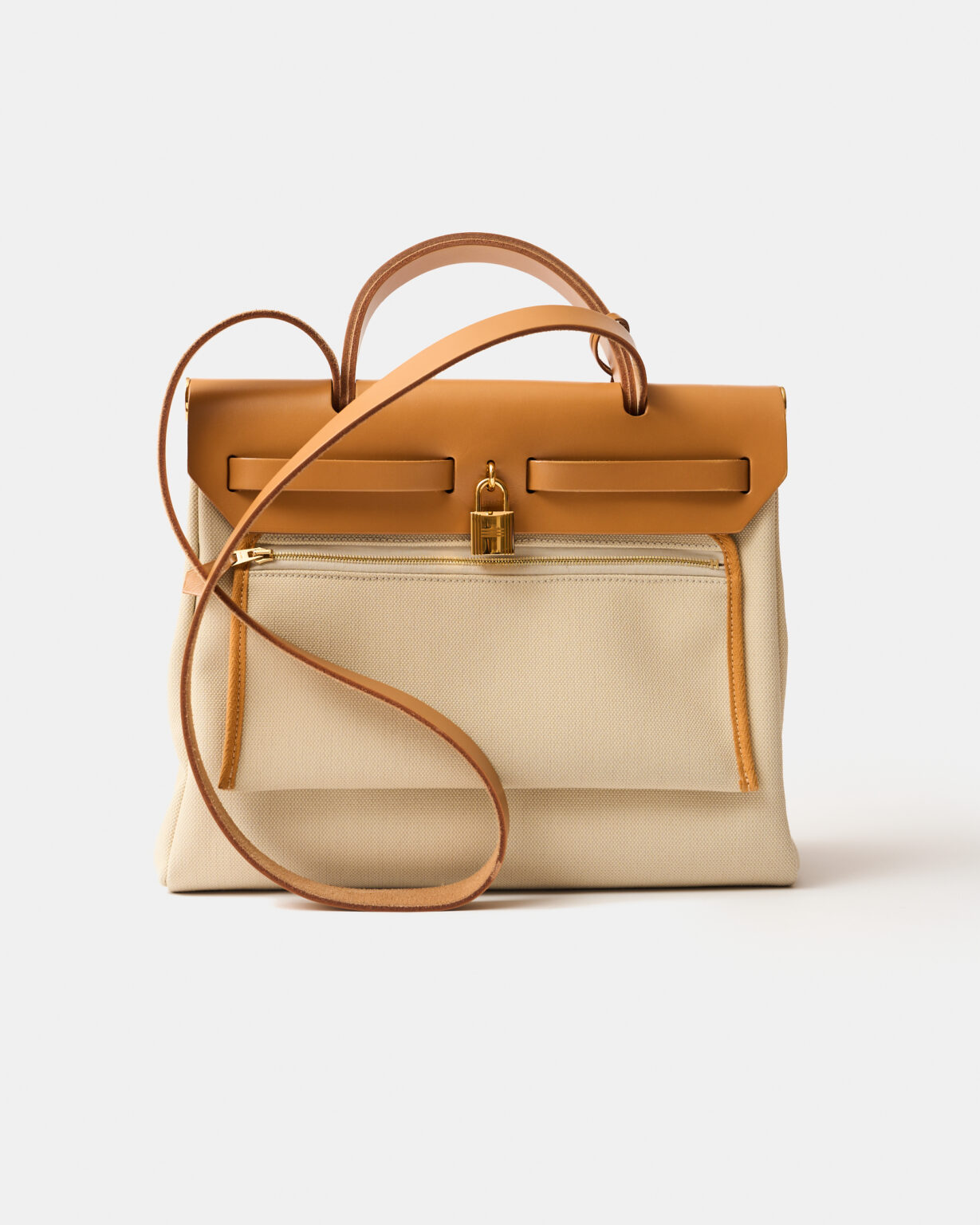 Hermès Herbag 31 Beton Toile Militaire GHW